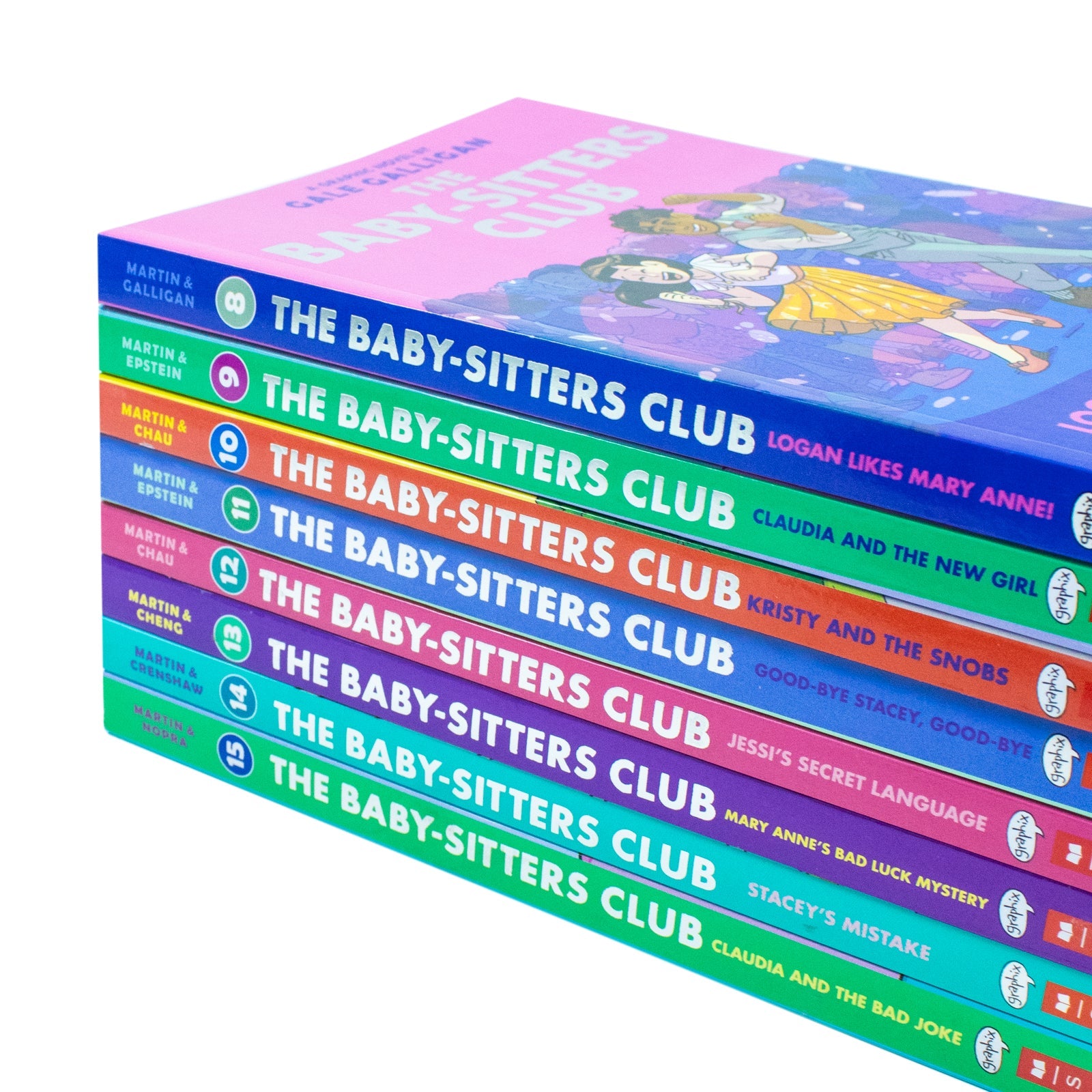 The Baby-Sitters Club Graphic Novels 8-Book Collection (8-15) by Ann M. Martin | Fun Children's Series, Friendship, Adventure, Bestsellers for Ages 8+