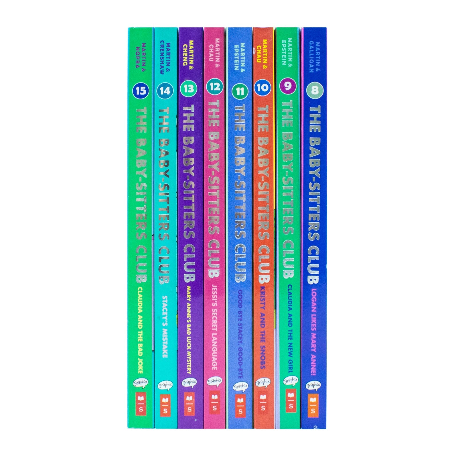The Baby-Sitters Club Graphic Novels 8-Book Collection (8-15) by Ann M. Martin | Fun Children's Series, Friendship, Adventure, Bestsellers for Ages 8+