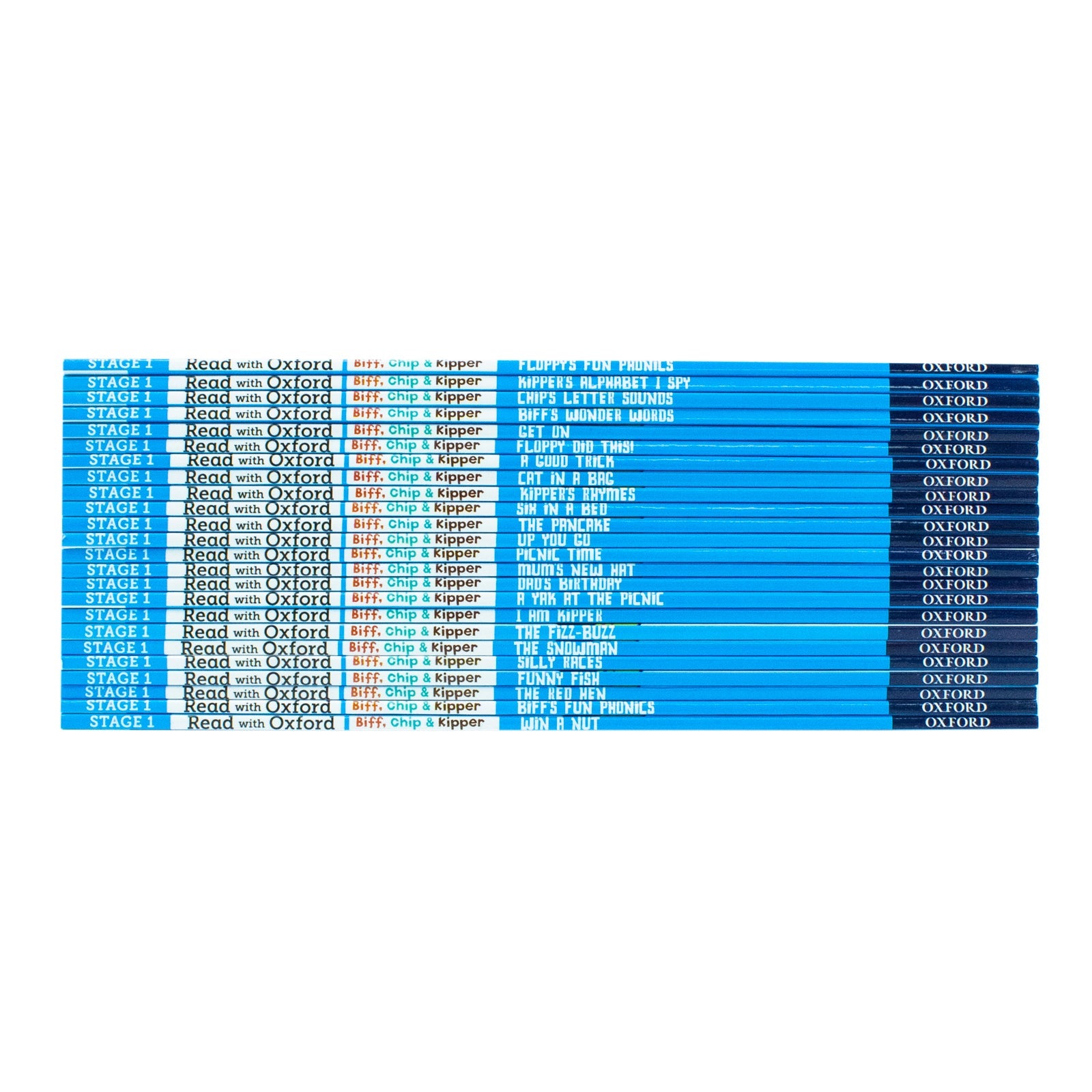 Biff, Chip and Kipper Read with Oxford Stage 1 (24 Books Collection Set) by Roderick Hunt Age 3+ Paperback