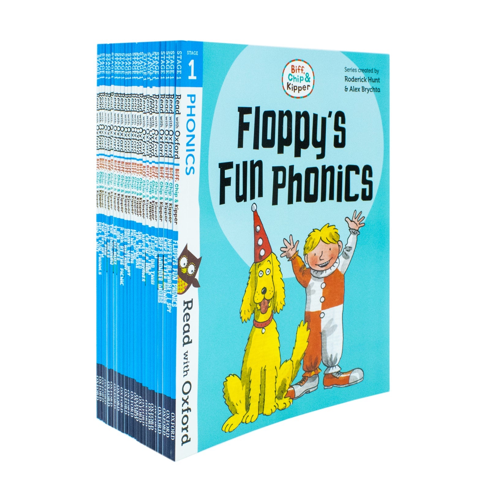Biff, Chip and Kipper Read with Oxford Stage 1 (24 Books Collection Set) by Roderick Hunt Age 3+ Paperback