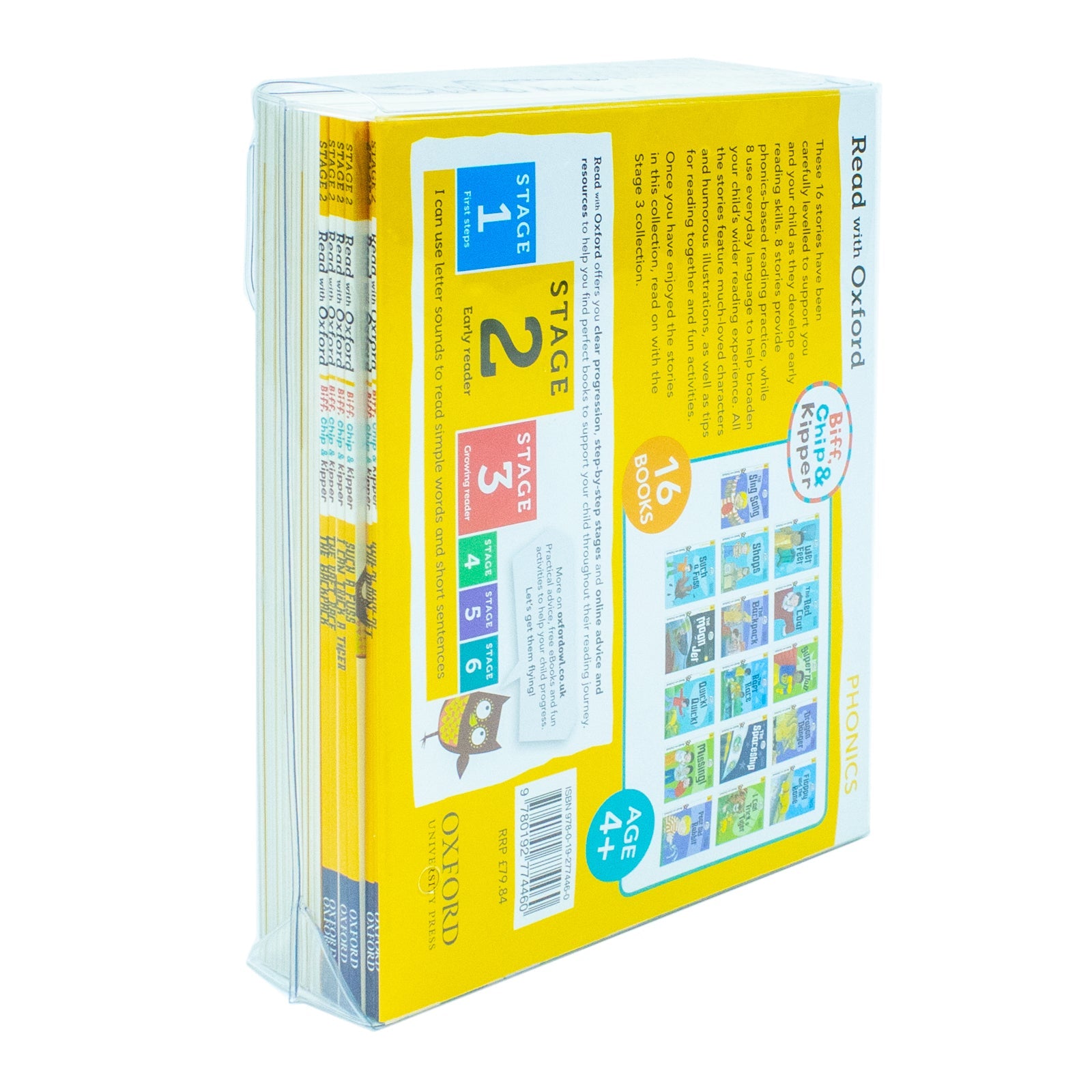 Biff, Chip and Kipper Stage 2 Read with Oxford – 16-Book Collection Set | Early Readers, Literacy, Fun Learning & Educational Kids' Storybooks