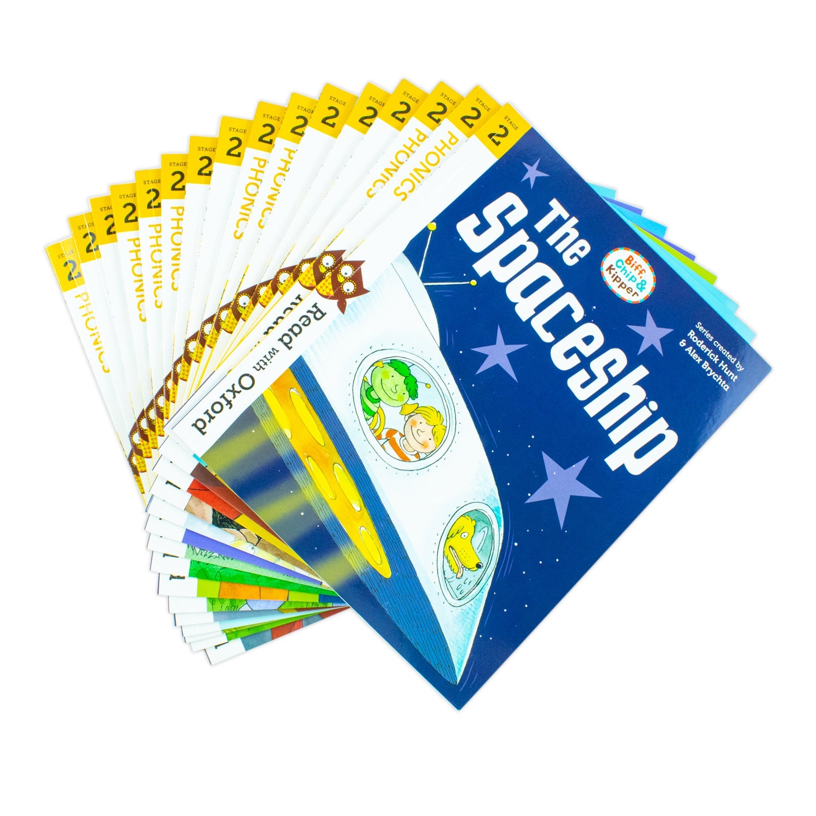 Biff, Chip and Kipper Stage 2 Read with Oxford – 16-Book Collection Set | Early Readers, Literacy, Fun Learning & Educational Kids' Storybooks