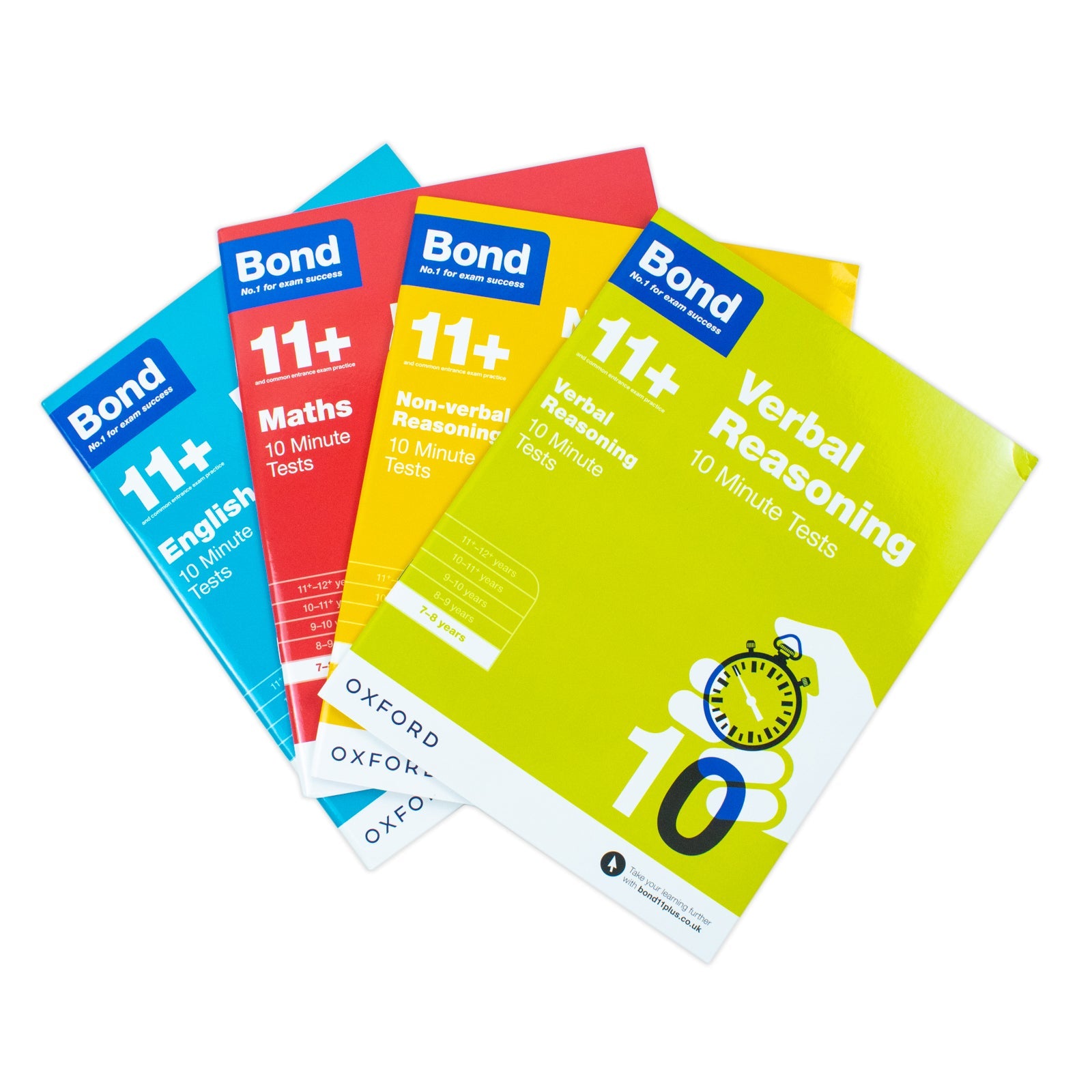 Bond 11+ Maths, English & More 10-Minute Test Book – Ages 7-8| Practice Worksheets & Exercises to Enhance Learning & Prepare for Assessments