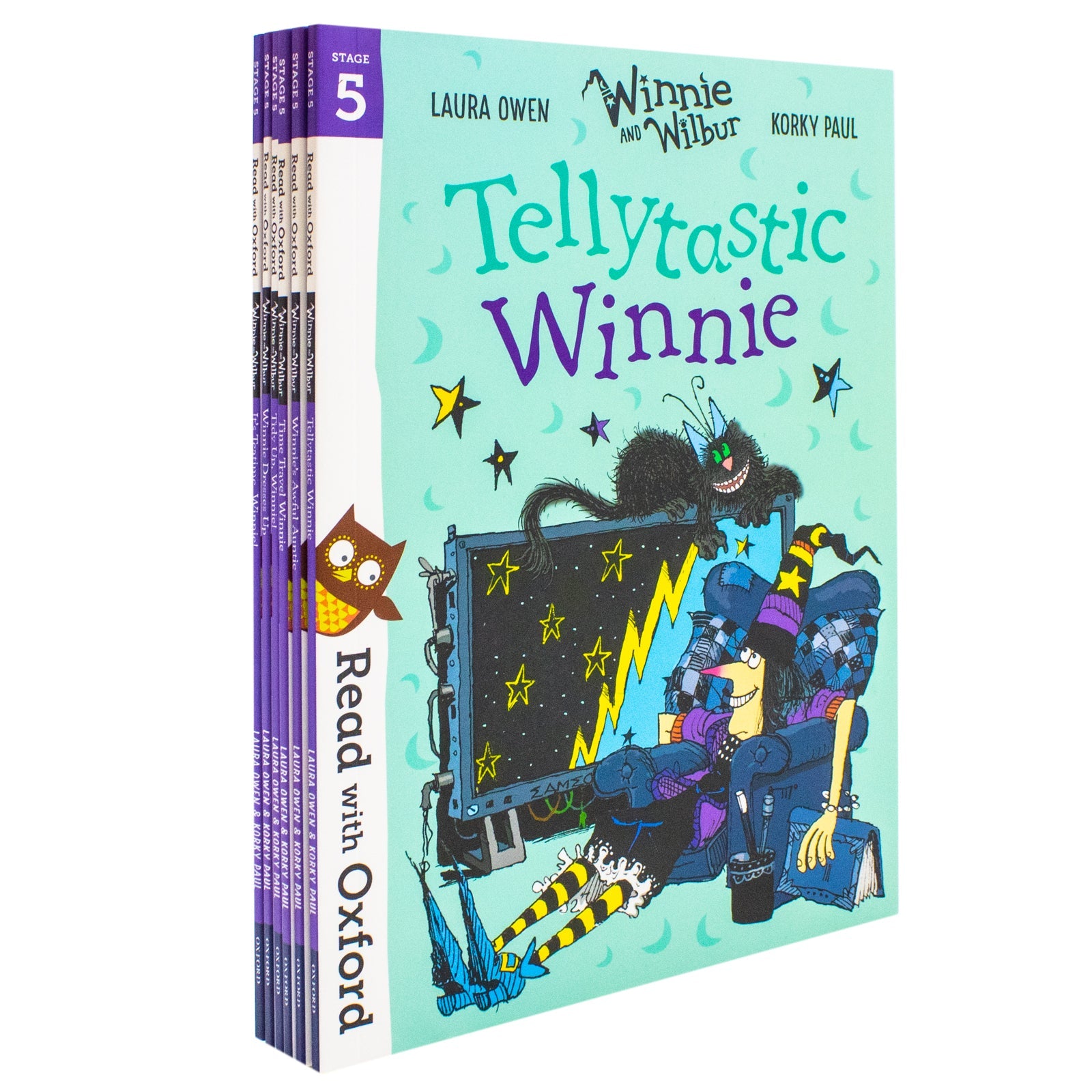 Read with Oxford: Winnie & Wilbur Stage 5 – 6 Book Children’s Collection | Educational Storybooks for Early Readers, Literacy & Learning Fun