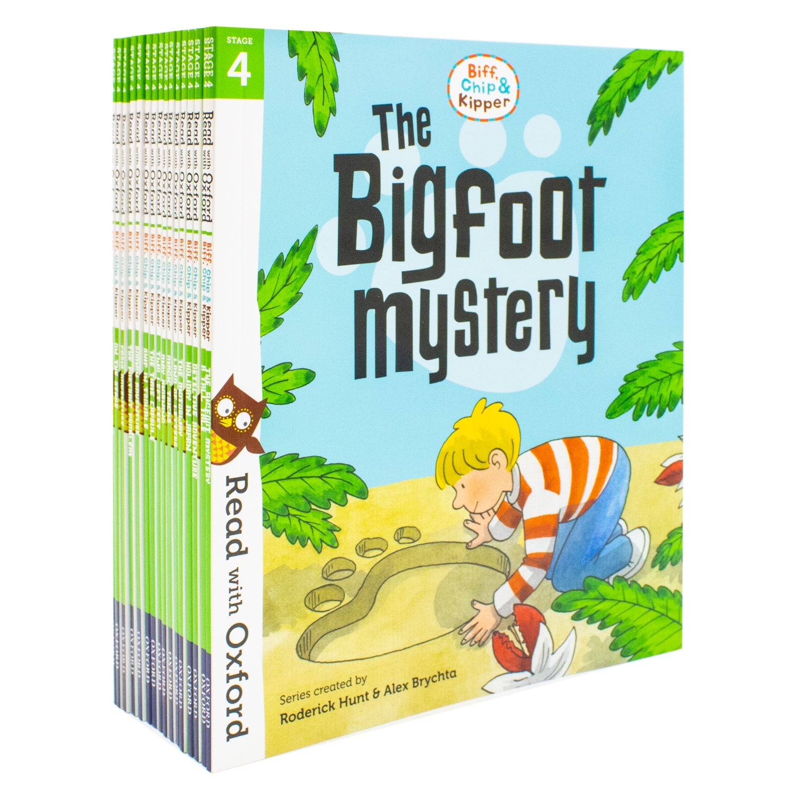 Biff, Chip and Kipper Stage 4 Read with Oxford 5+: 16 Book Children’s Collection | Early Readers, Educational Kids Fiction, Literacy Set