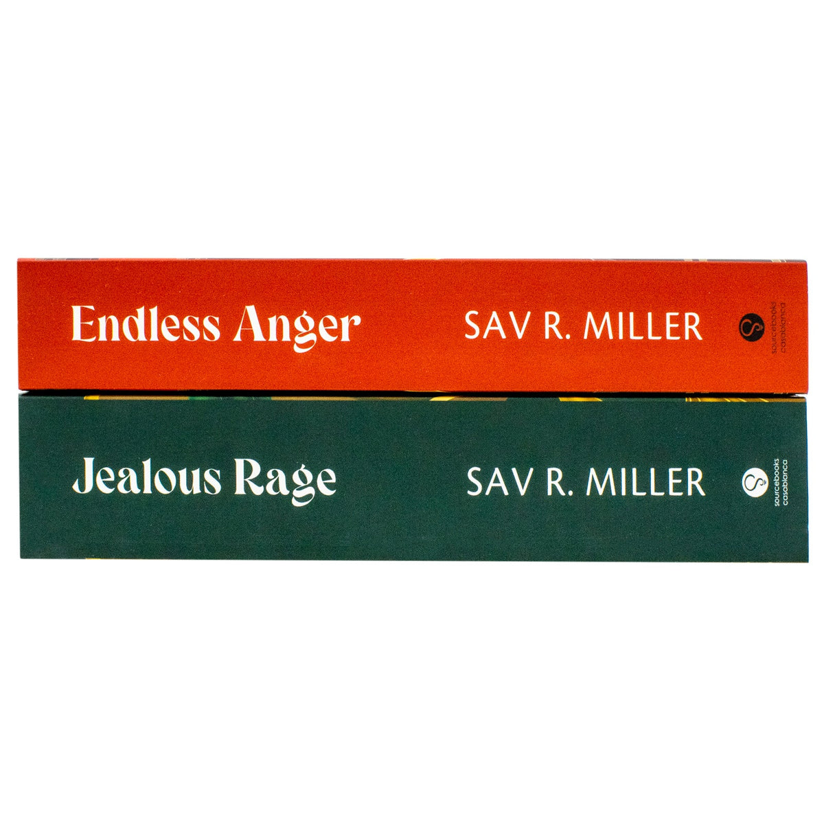 Monsters Within Series by Sav R. Miller 2 Books Sprayed Edges Collection Set (Endless Anger and Jealous Rage)