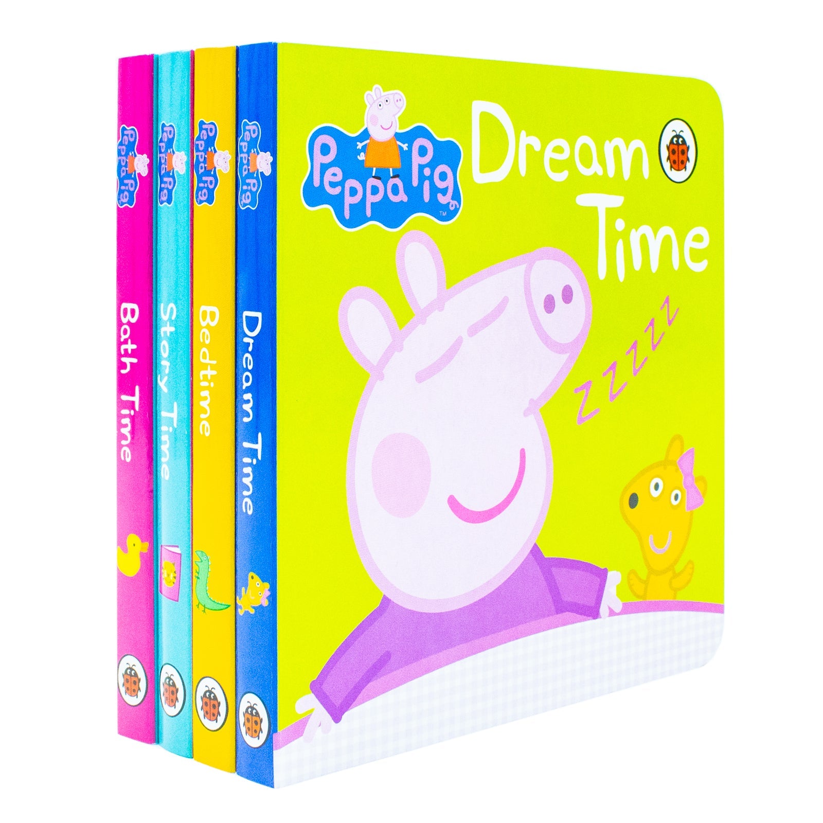Peppa Pig Bedtime Library Collection 4 Book Set (Dream Time, Bedtime, Story Time, Bath Time)