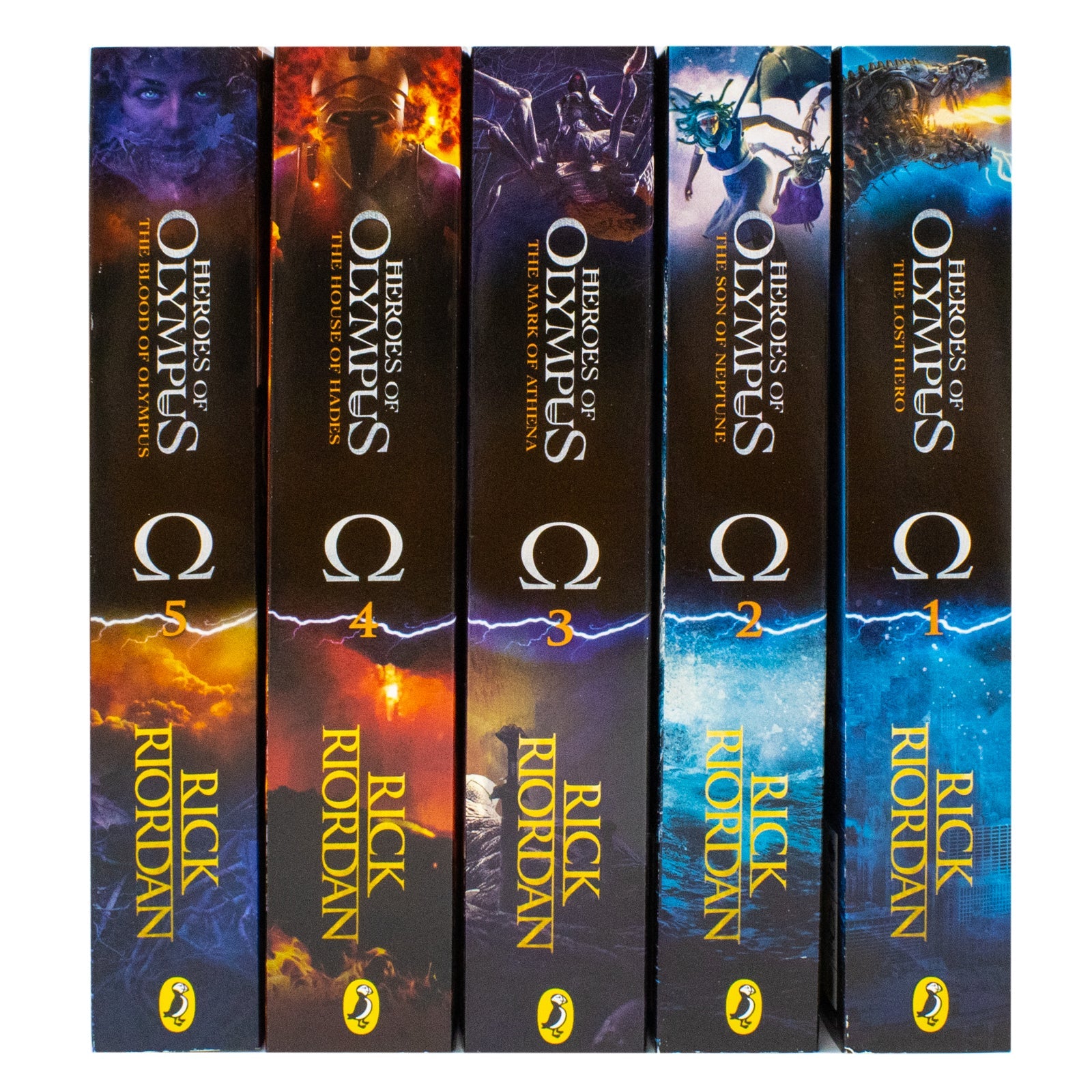The Heroes of Olympus Complete 5-Book Collection by Rick Riordan |Epic Fantasy Adventure Series with Mythology,Quests & Heroes for Young Adult Readers