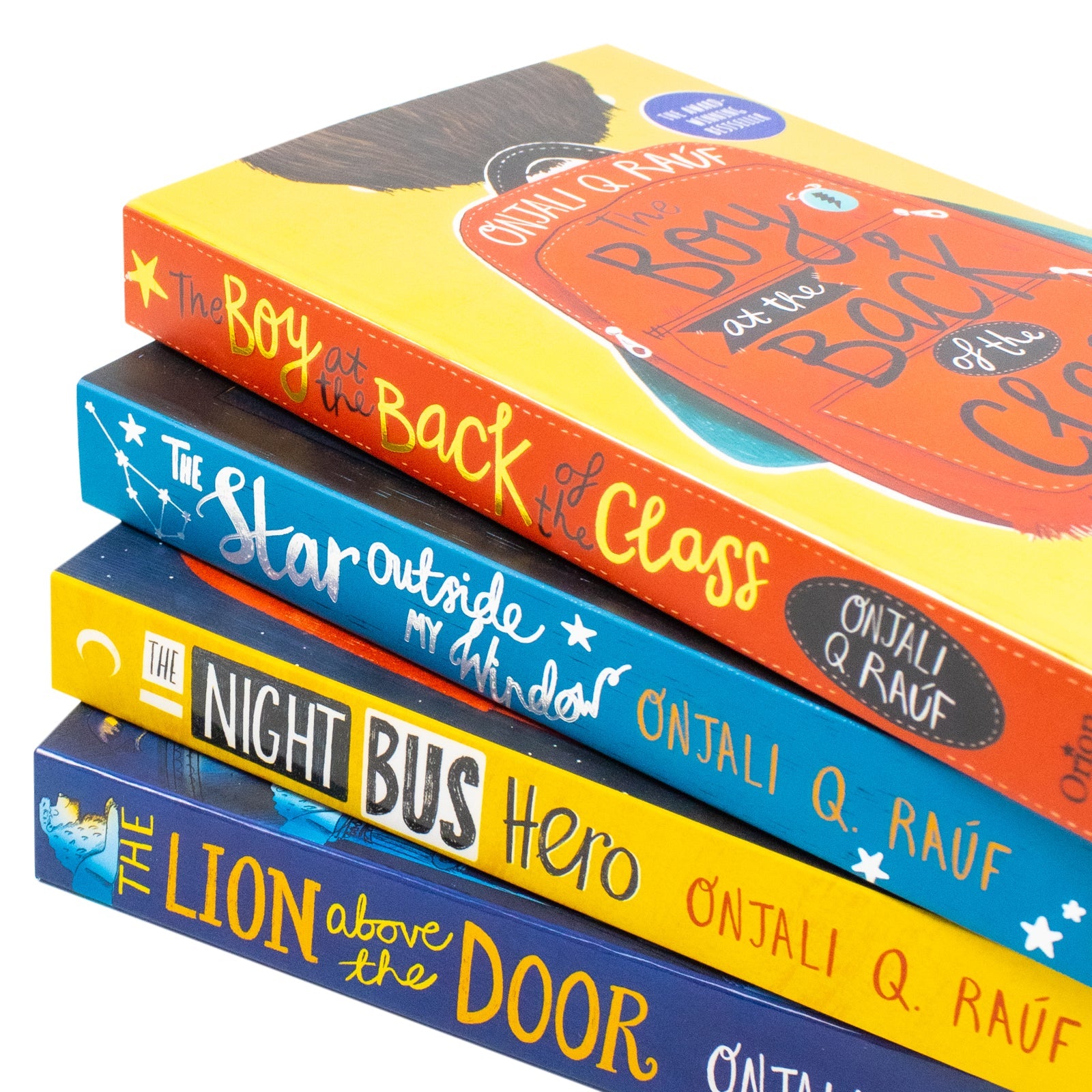 Onjali Rauf Collection 4 Books Set (The Boy At the Back of the Class, The Star Outside my Window, The Night Bus Hero & MORE)