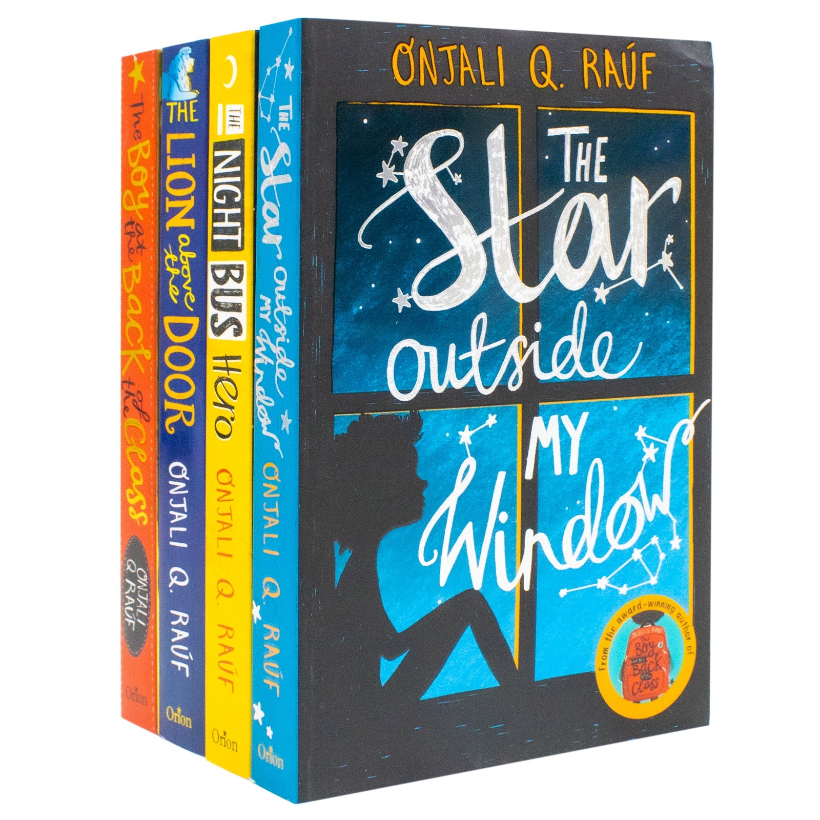 Onjali Rauf Collection 4 Books Set (The Boy At the Back of the Class, The Star Outside my Window, The Night Bus Hero & MORE)