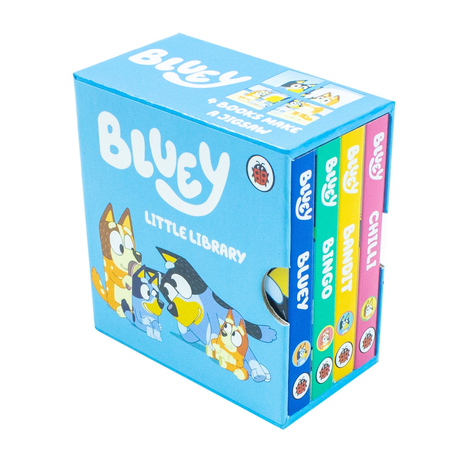 Bluey 4 Books ( Bingo, Bluey, Chilli & Bandit ) Collection Set
