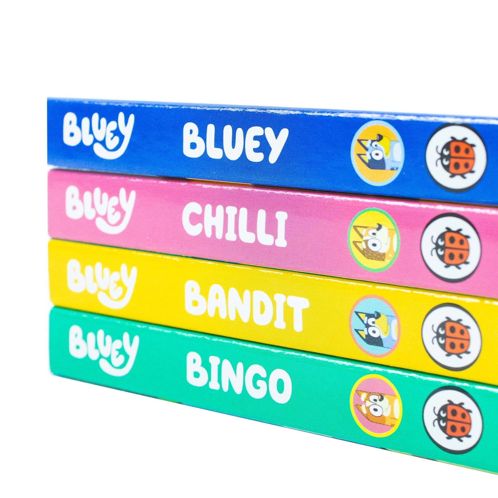 Bluey 4 Books ( Bingo, Bluey, Chilli & Bandit ) Collection Set