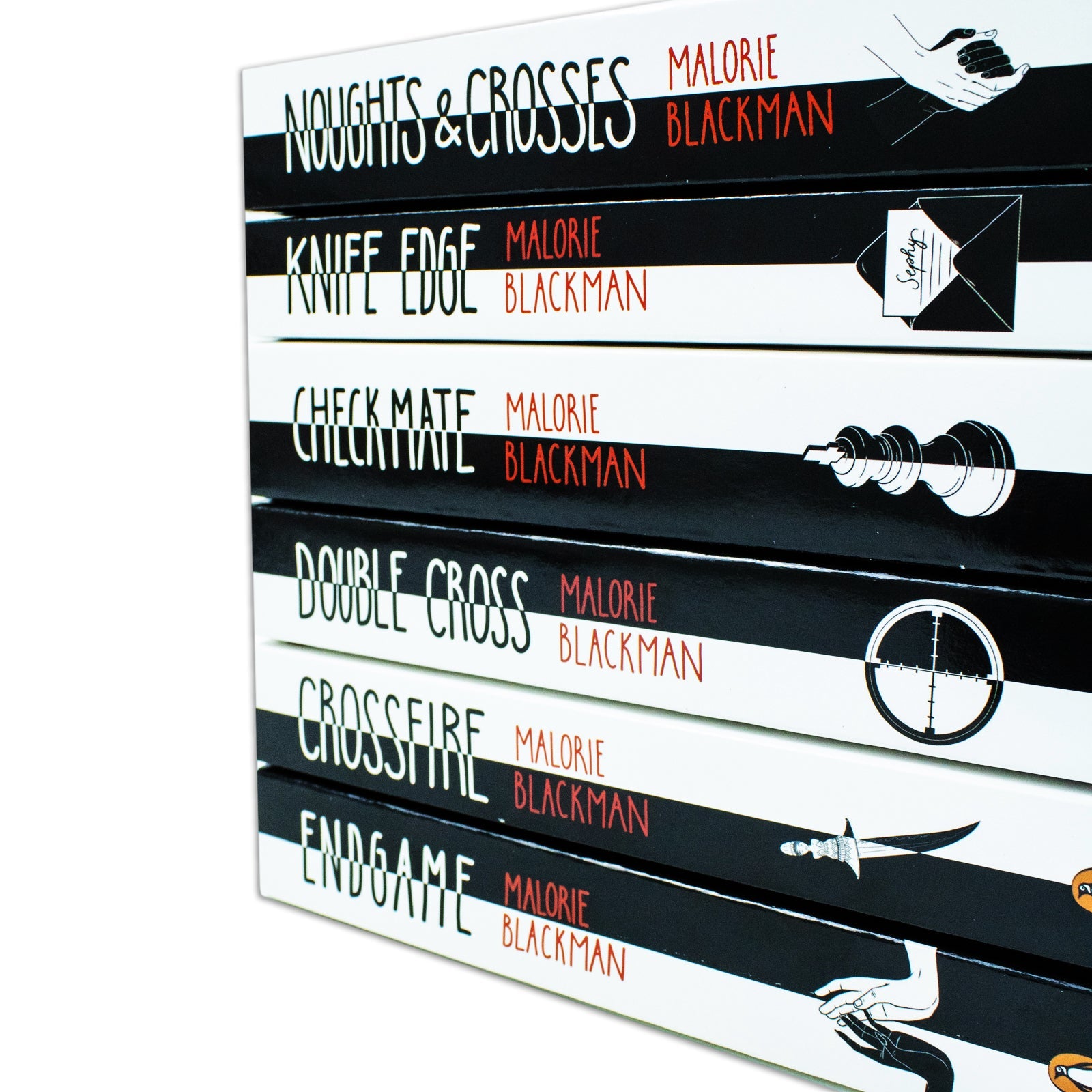 Noughts and Crosses Series 6 Book Collection by Malorie Blackman – YA Fiction, Dystopian Novels, Emotional Themes, Set for Young Readers