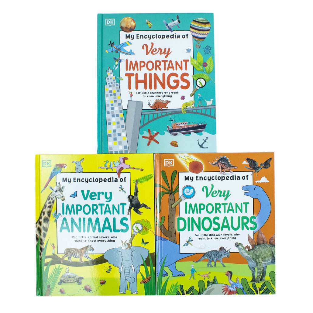My Encyclopedia of Very Important Things, Animals & Dinosaurs – 3-Book Set | Fun & Educational Reference for Kids – Facts, Discovery & Learning