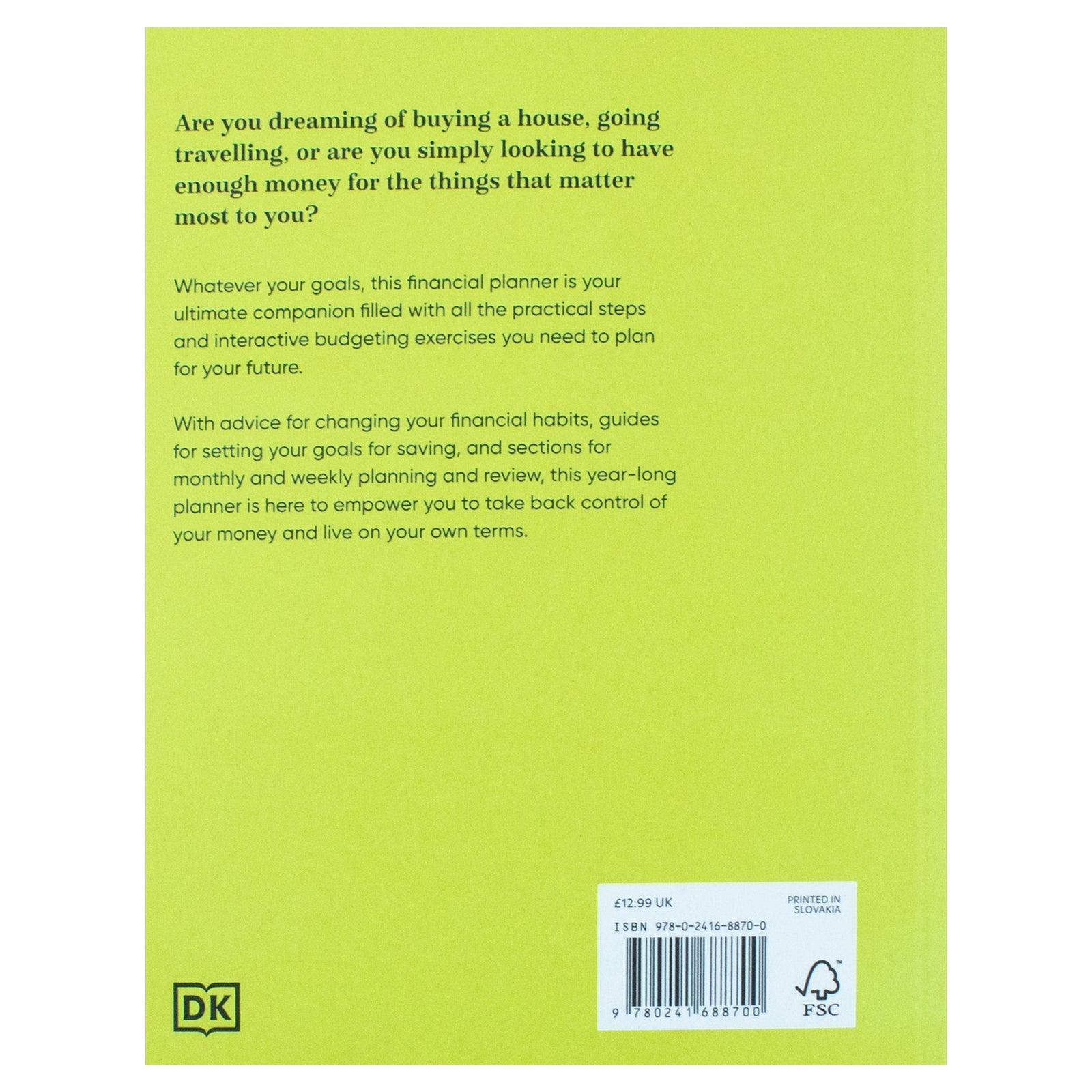 Your Financial Planner: Review, Plan, Reflect - A Paperback Guide for 12+ Years on Financial Planning and Budgeting By Camilla Falkenberg