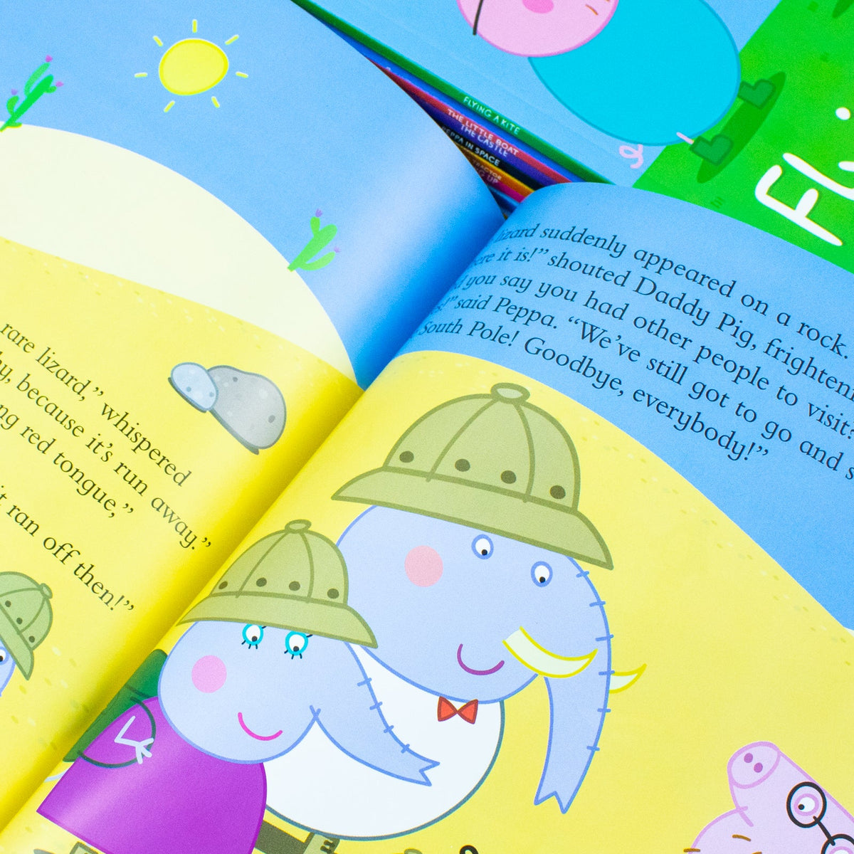 Peppa Pig Series 10 books Children's Picture book Set Collection By Ladybird- Paperback