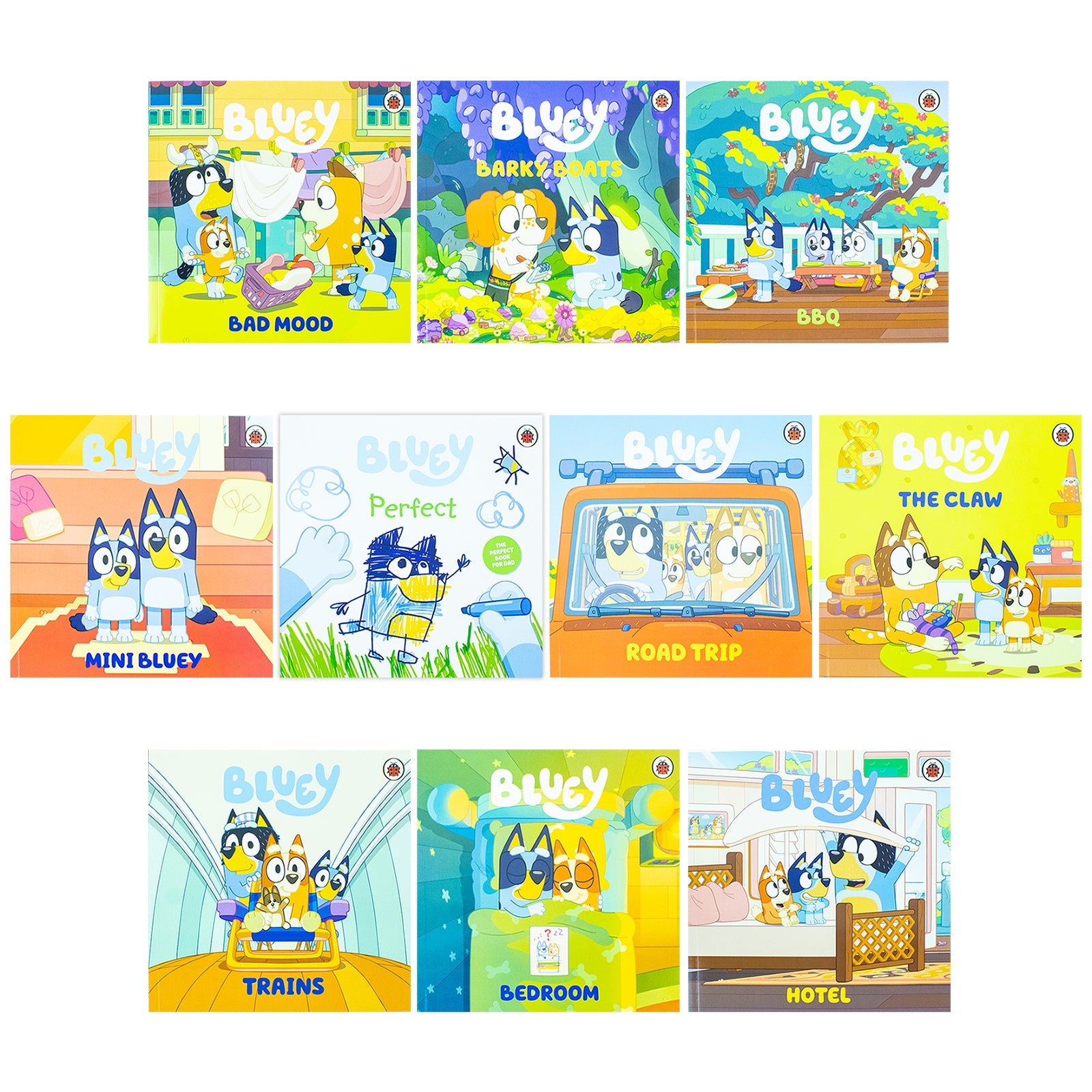 Bluey: Awesome Box of Books – 10 Book Collection by Puffin Books | Fun Storytime Adventures with Bluey, Bingo, Mum, and Dad