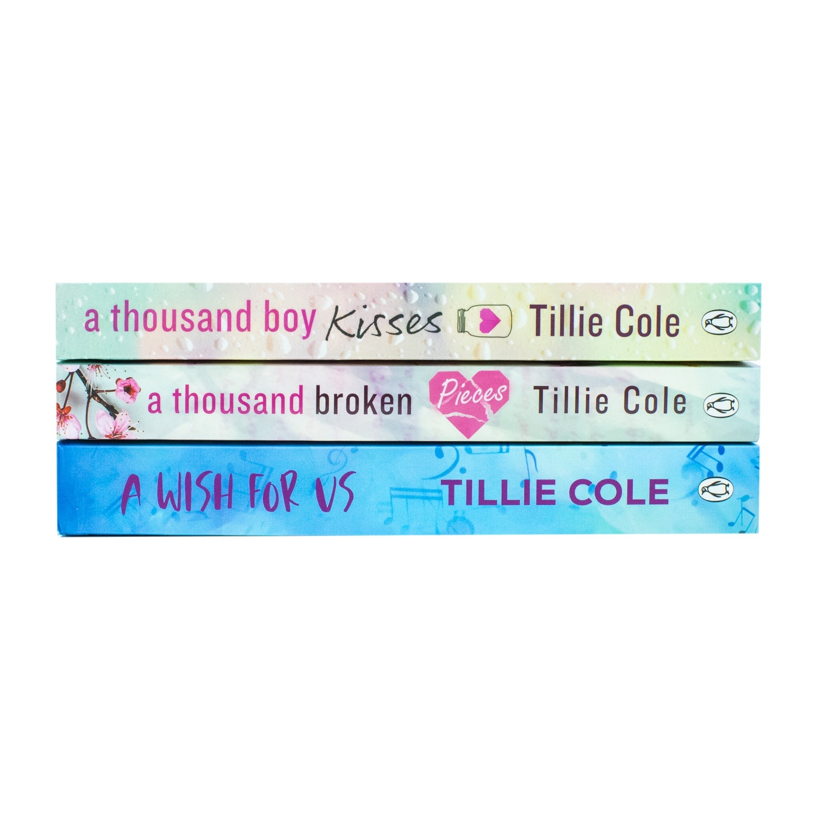 A Thousand Boy Kisses Series & A Wish for Us 3 Book Set Collection By Tillie Cole