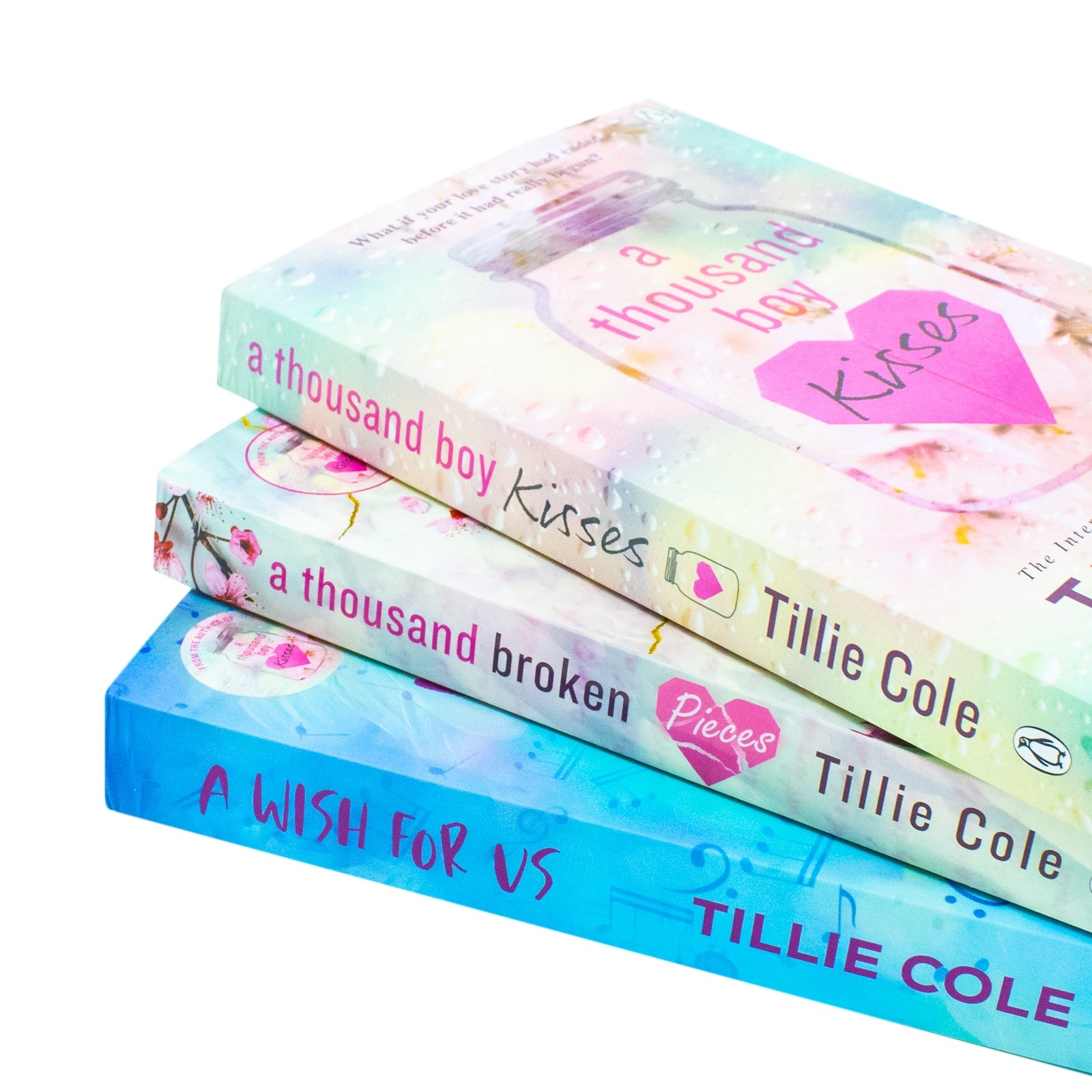 A Thousand Boy Kisses Series & A Wish for Us 3 Book Set Collection By Tillie Cole | Paperback