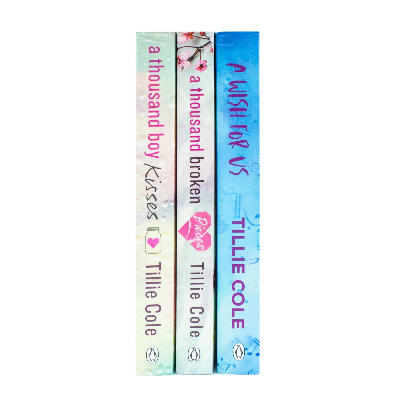 A Thousand Boy Kisses Series & A Wish for Us 3 Book Set Collection By Tillie Cole