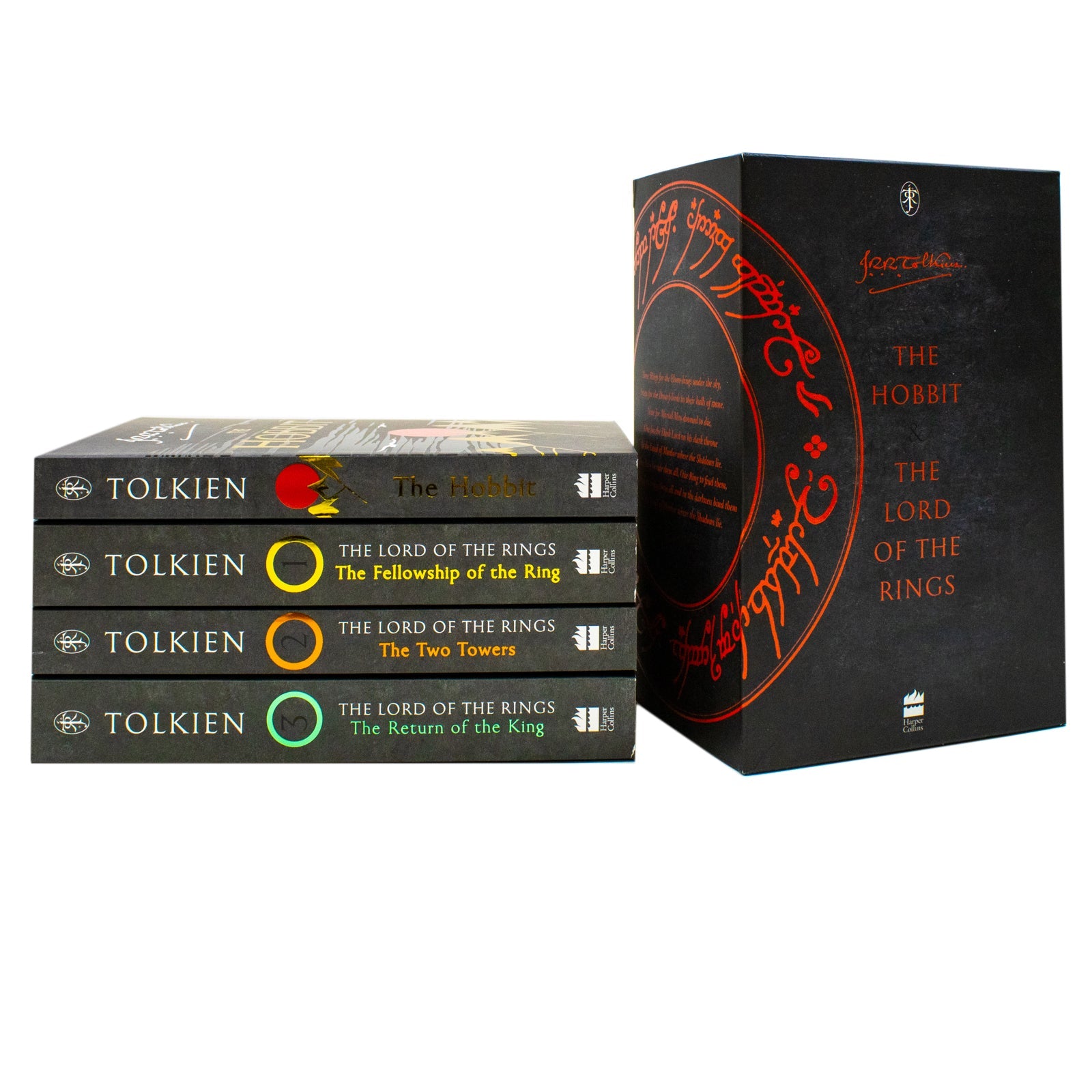 The Hobbit & The Lord of the Rings 4-Book Box Set by J.R.R. Tolkien – An Epic Fantasy Collection of Classic Tales, Magic & Adventure in Middle-Earth
