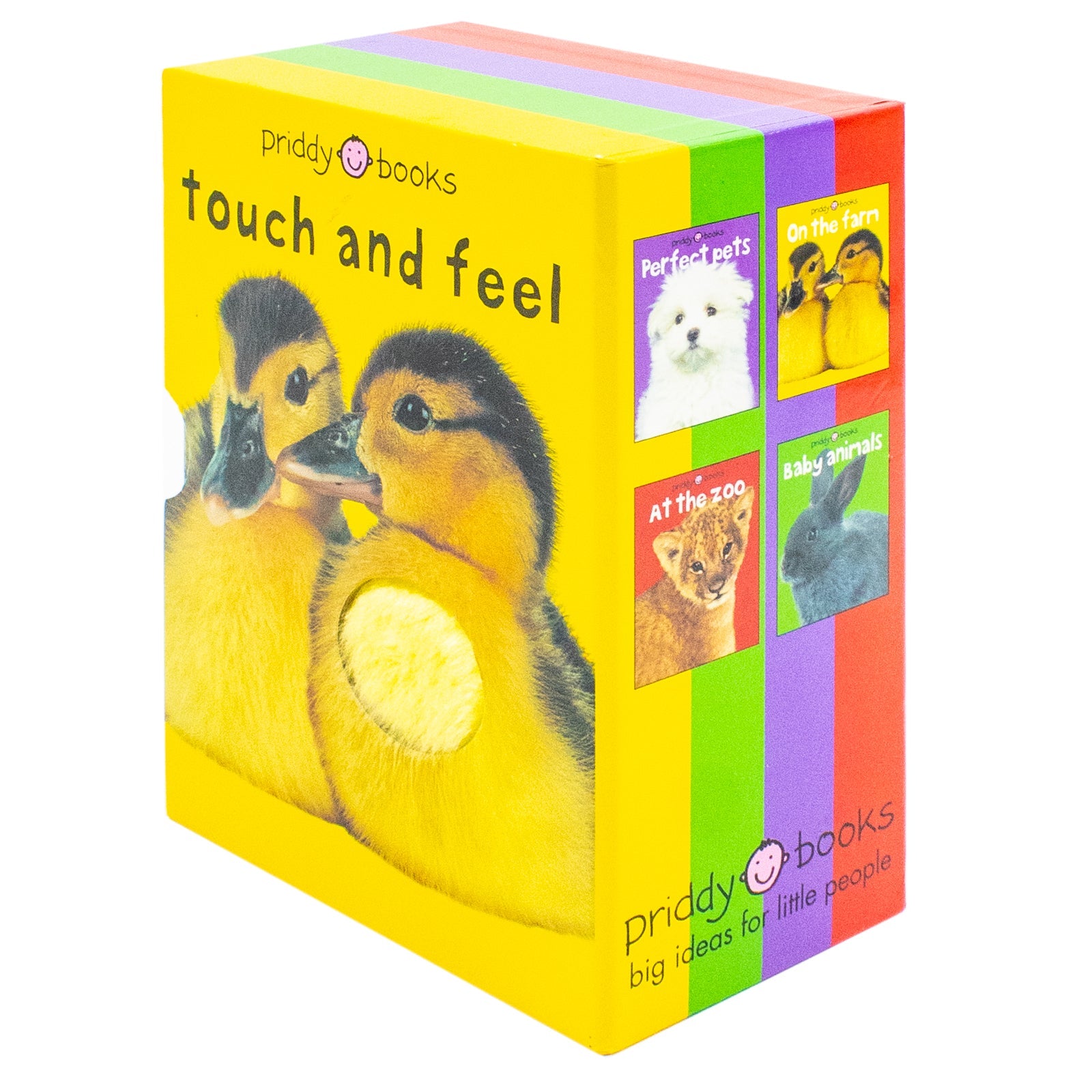 Bright Baby Touch and Feel Boxed Set: On the Farm, Baby Animals, at the Zoo and Perfect Pets (Bright Baby Touch and Feel) by Roger Priddy