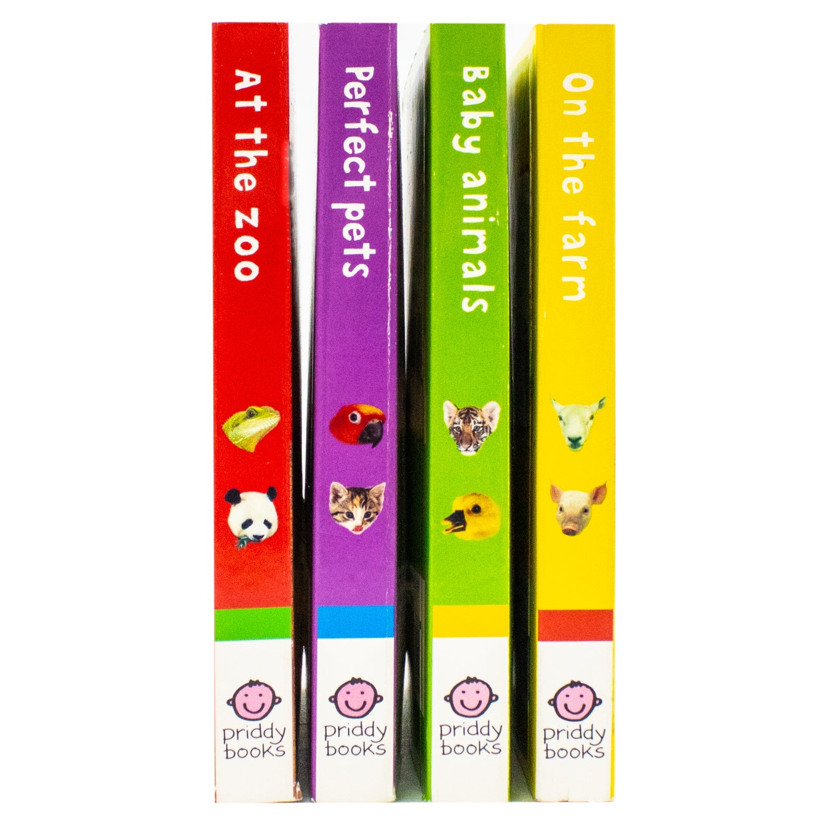 Bright Baby Touch and Feel Boxed Set: On the Farm, Baby Animals, at the Zoo and Perfect Pets (Bright Baby Touch and Feel) by Roger Priddy