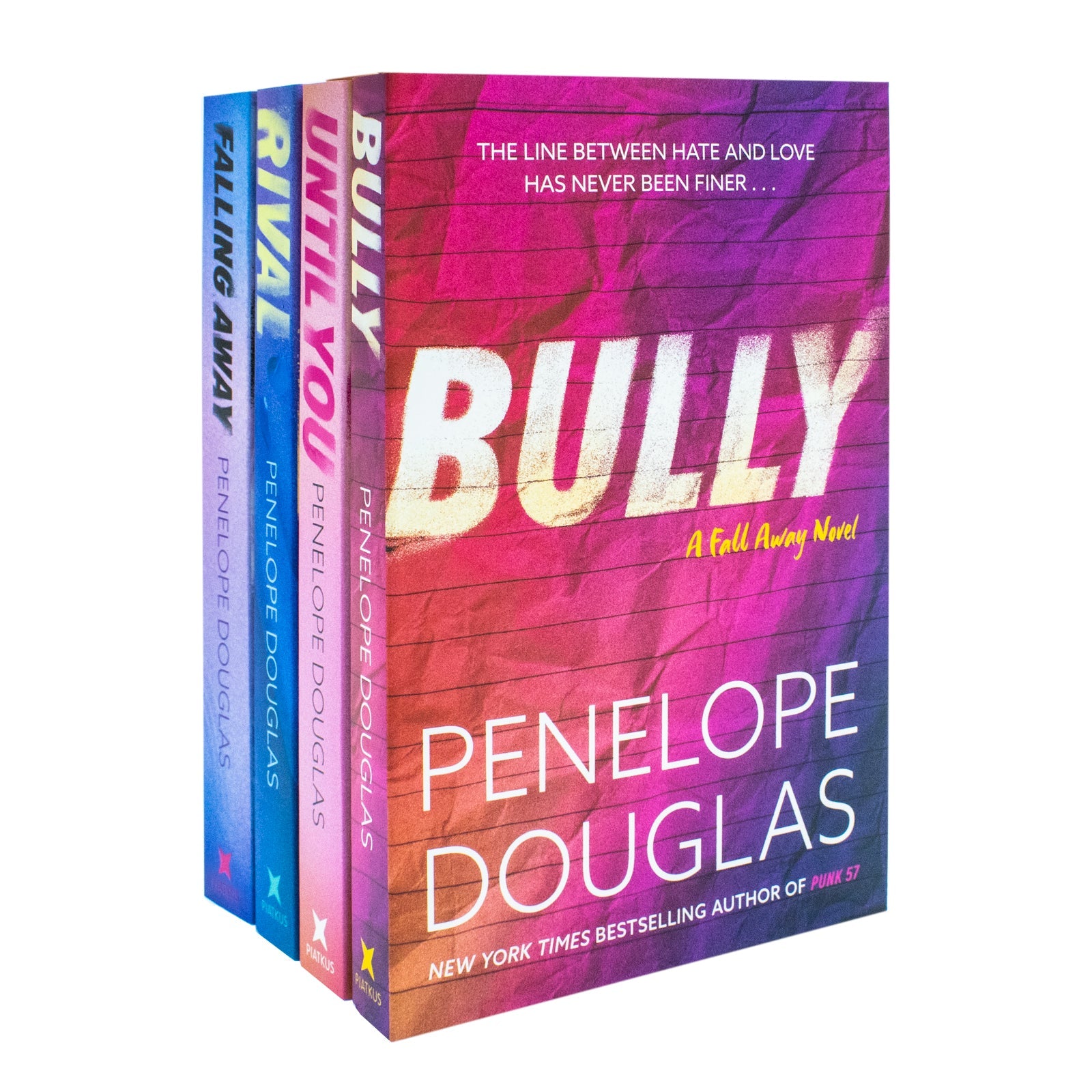 Fall Away Series By Penelope Douglas 4 Books Collection Set (Bully, Until You, Rival and Falling Away)