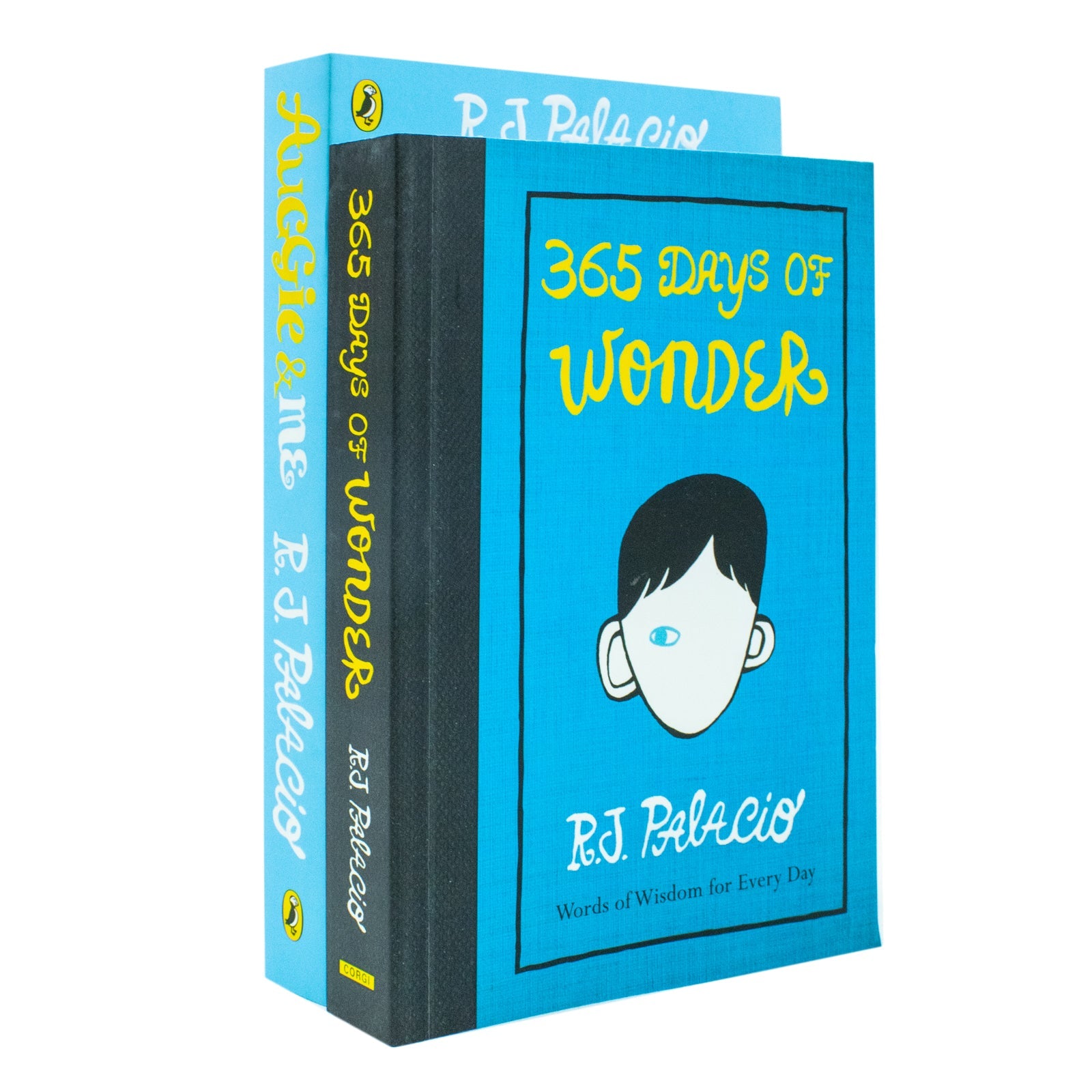 R. J. Palacio 2 Book Set, 365 Days of Wonder & Auggie and Me