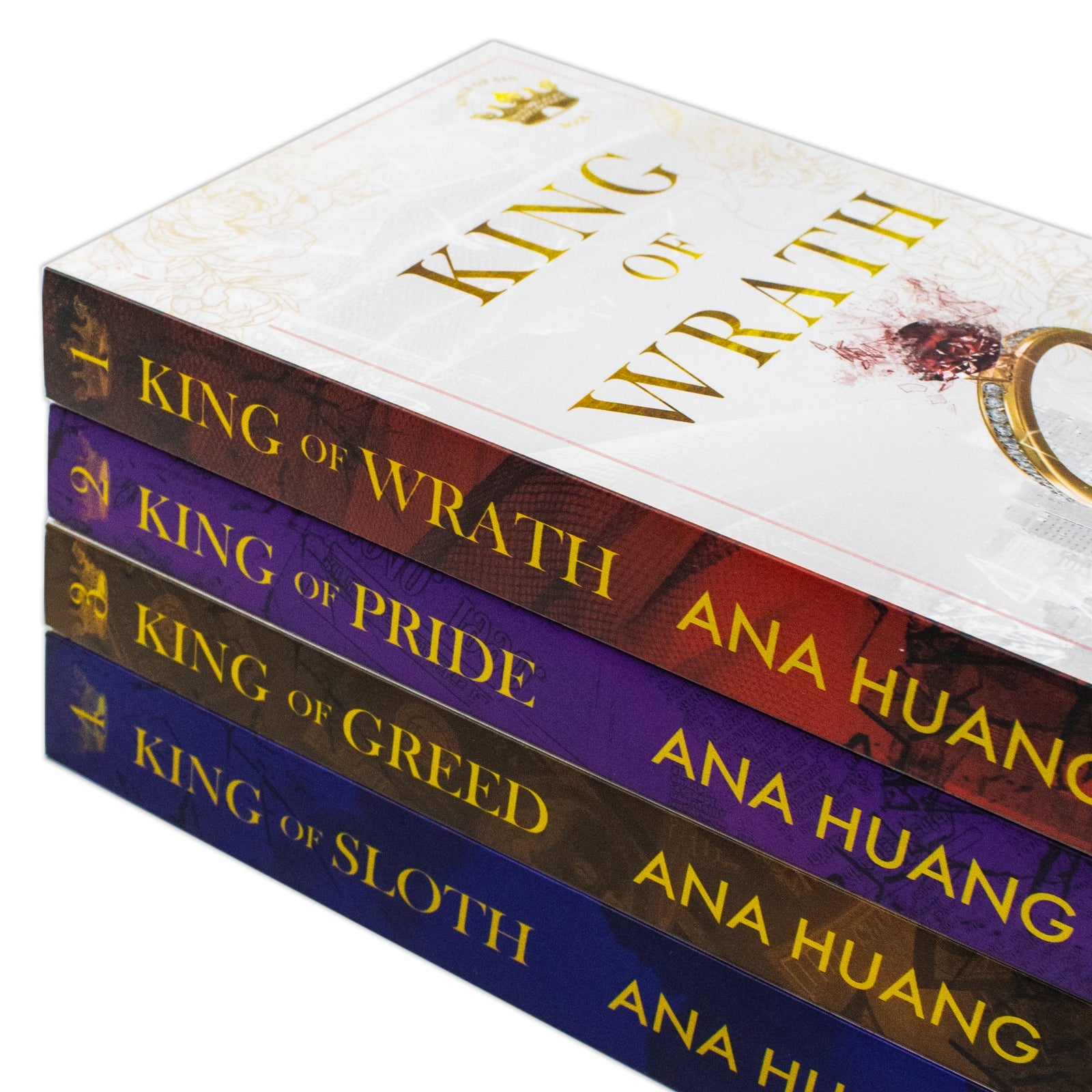 Kings of Sin Series by Ana Huang β 4 Book Collection Set (King of Wrath, King of Sloth & More) β Bestselling Contemporary Romance, Love Stories