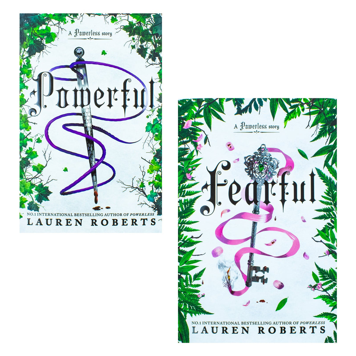 Powerless Series Collection- Powerful & Fearful 2 Book set, Epic Fantasy Romance Duology by Lauren Roberts