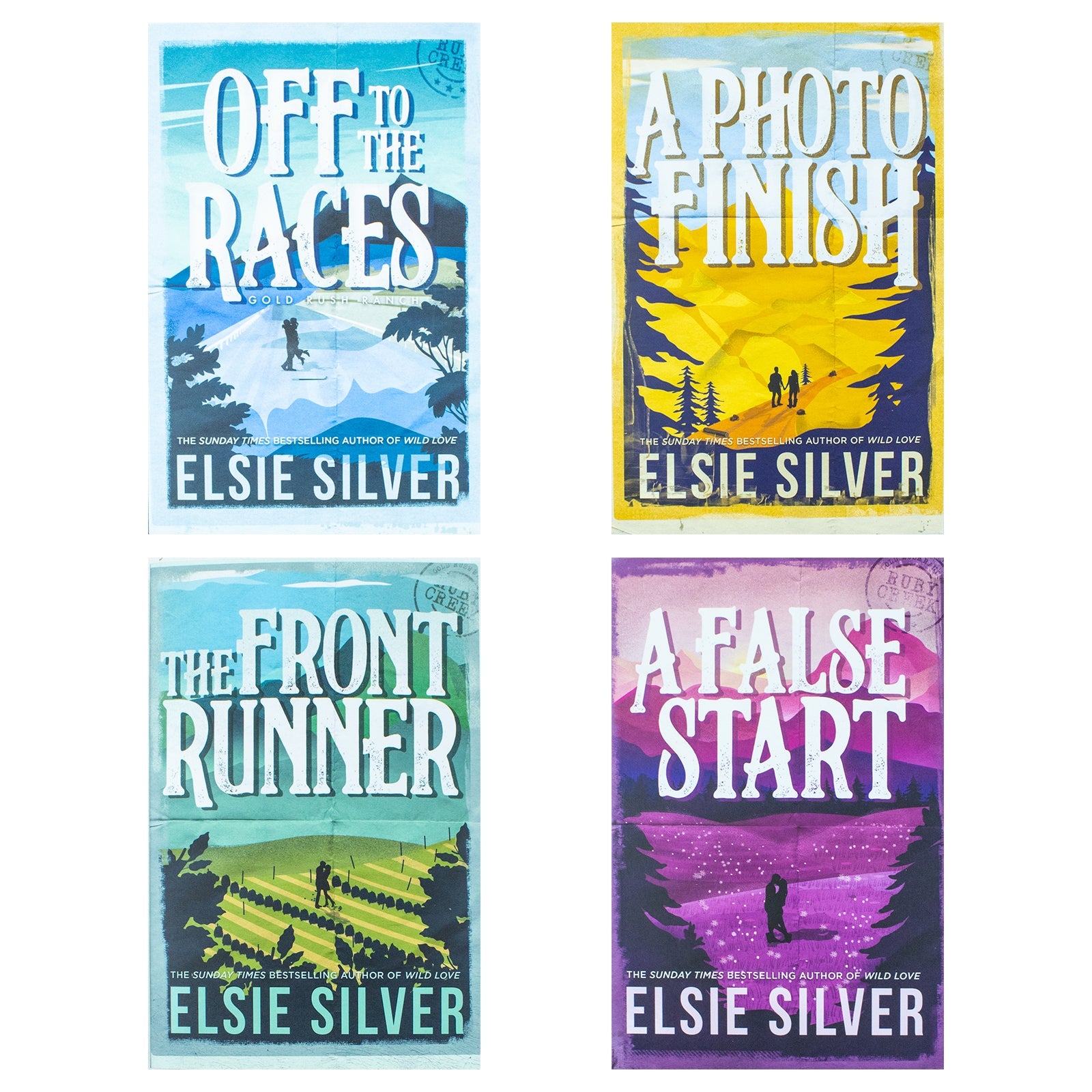 Gold Rush Ranch Series by Elsie Silver 4-Book Collection Set | Romantic Fiction, Young Adult Novels, Heartfelt Stories & Adventure | Paperback Edition