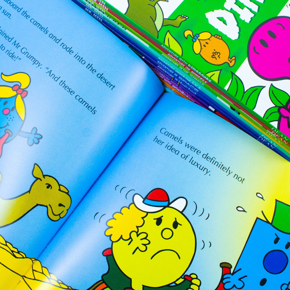 Mr Men & Little Miss Adventures 12 Book Collection Box Set by Roger Hargreaves – Fun & Educational Stories for Kids with Humor & Imagination