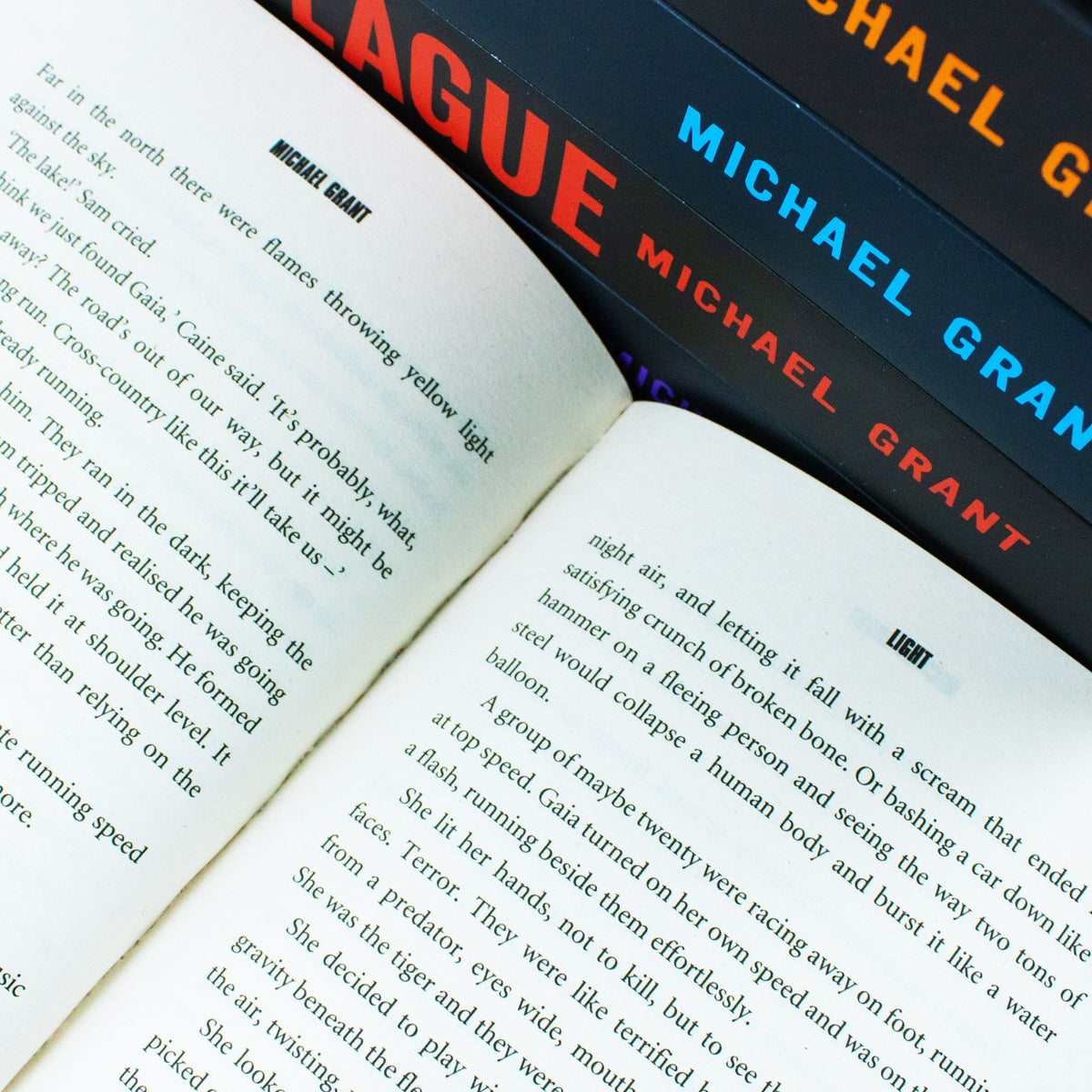 Gone Series 6-Book Collection Set by Michael Grant – Gripping YA Dystopian Science Fiction | Includes Light, Hunger, Lies, Plague & More