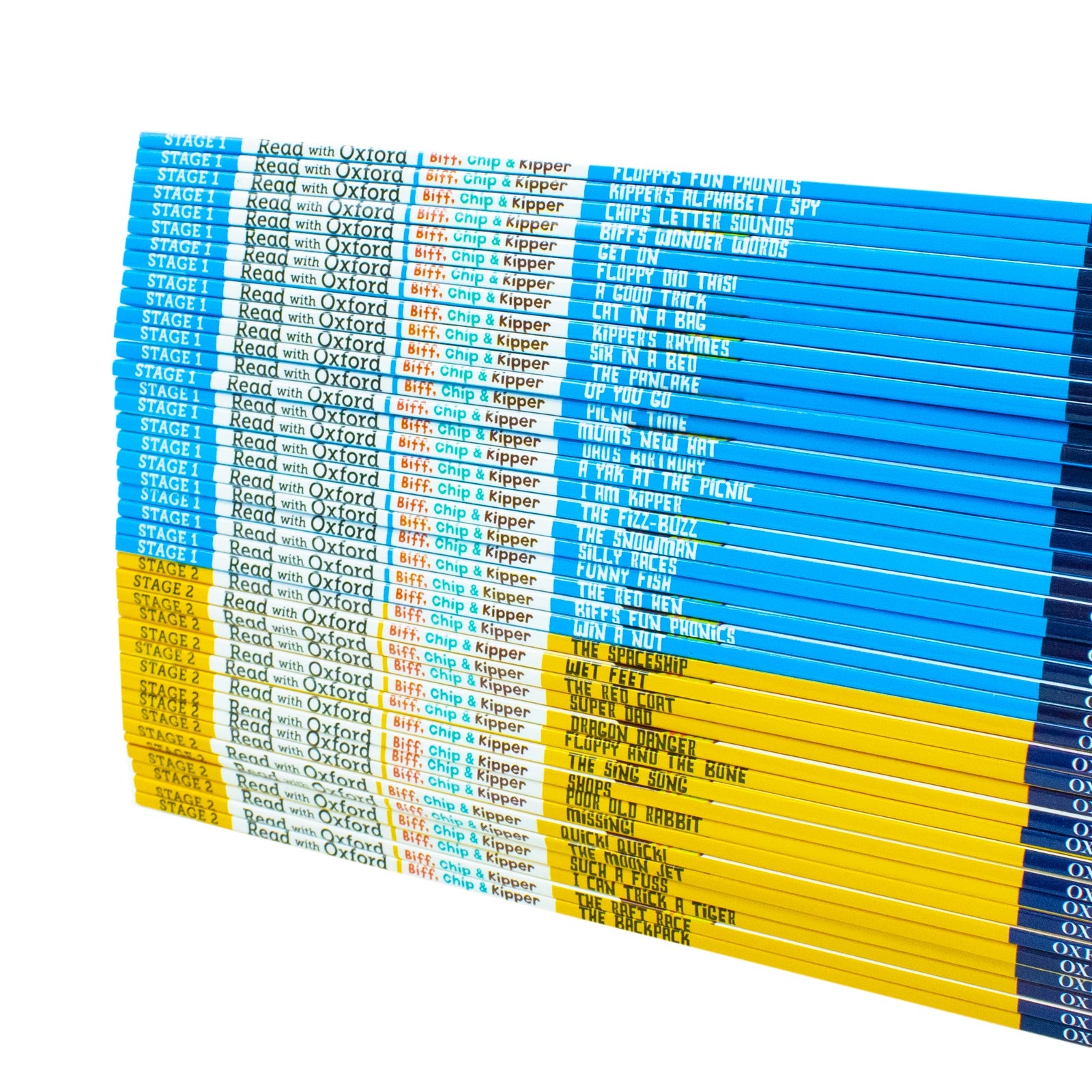 Biff, Chip and Kipper Stage 1& 2 Read with Oxford: 40 Books Collection Set