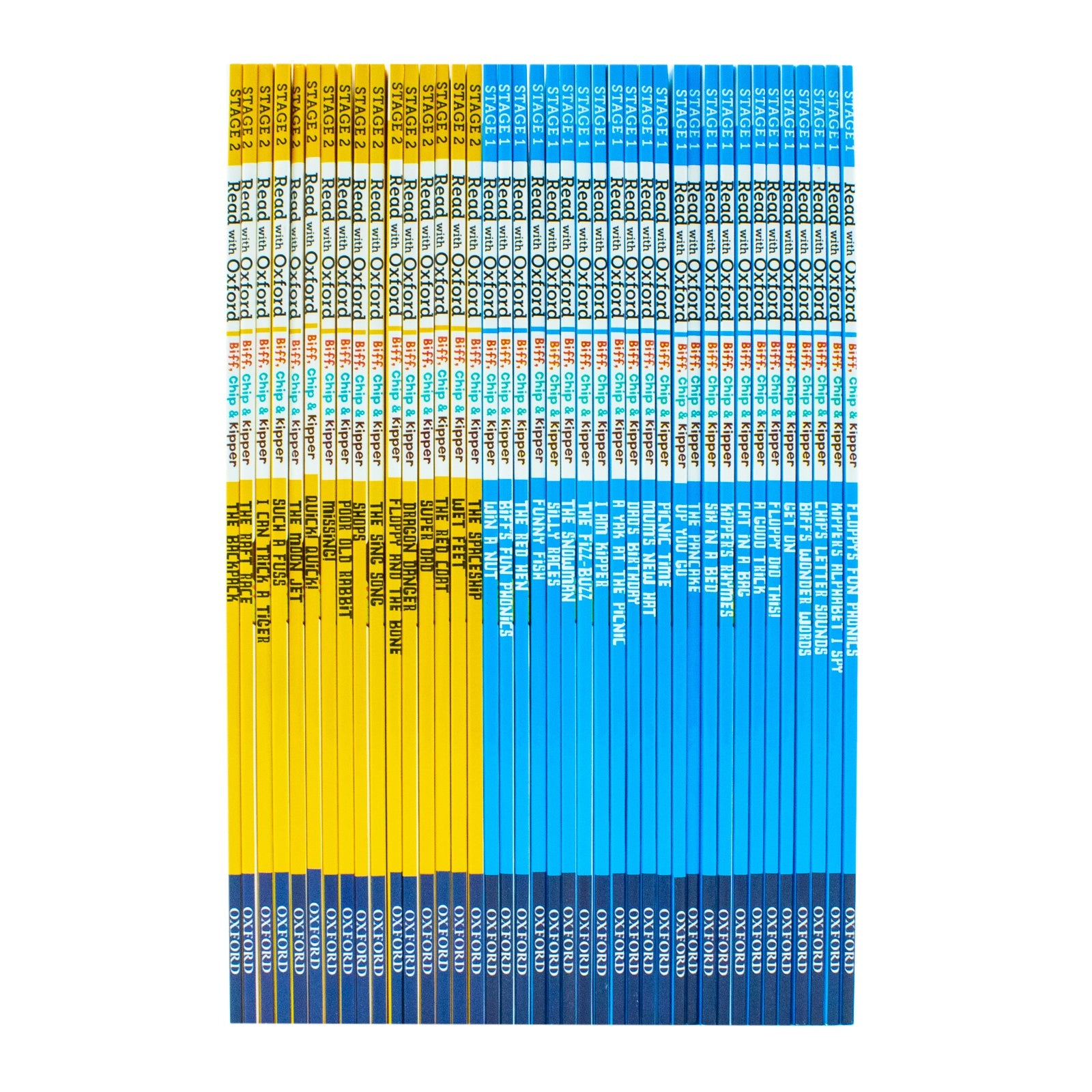 Biff, Chip and Kipper Stage 1& 2 Read with Oxford: 40 Books Collection Set