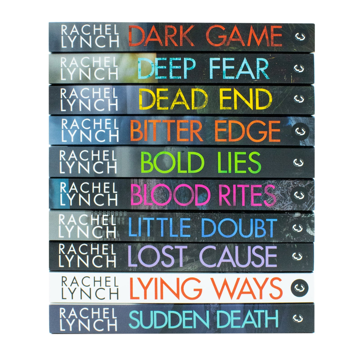 Rachel Lynch Detective Kelly Porter Series 10 Books Collection Set (Sudden Death, Lying Ways, Lost Cause, Little Doubt, Blood Rites, Bold Lies, Bitter Edge, Dark Game, Deep Fear and Dead End)