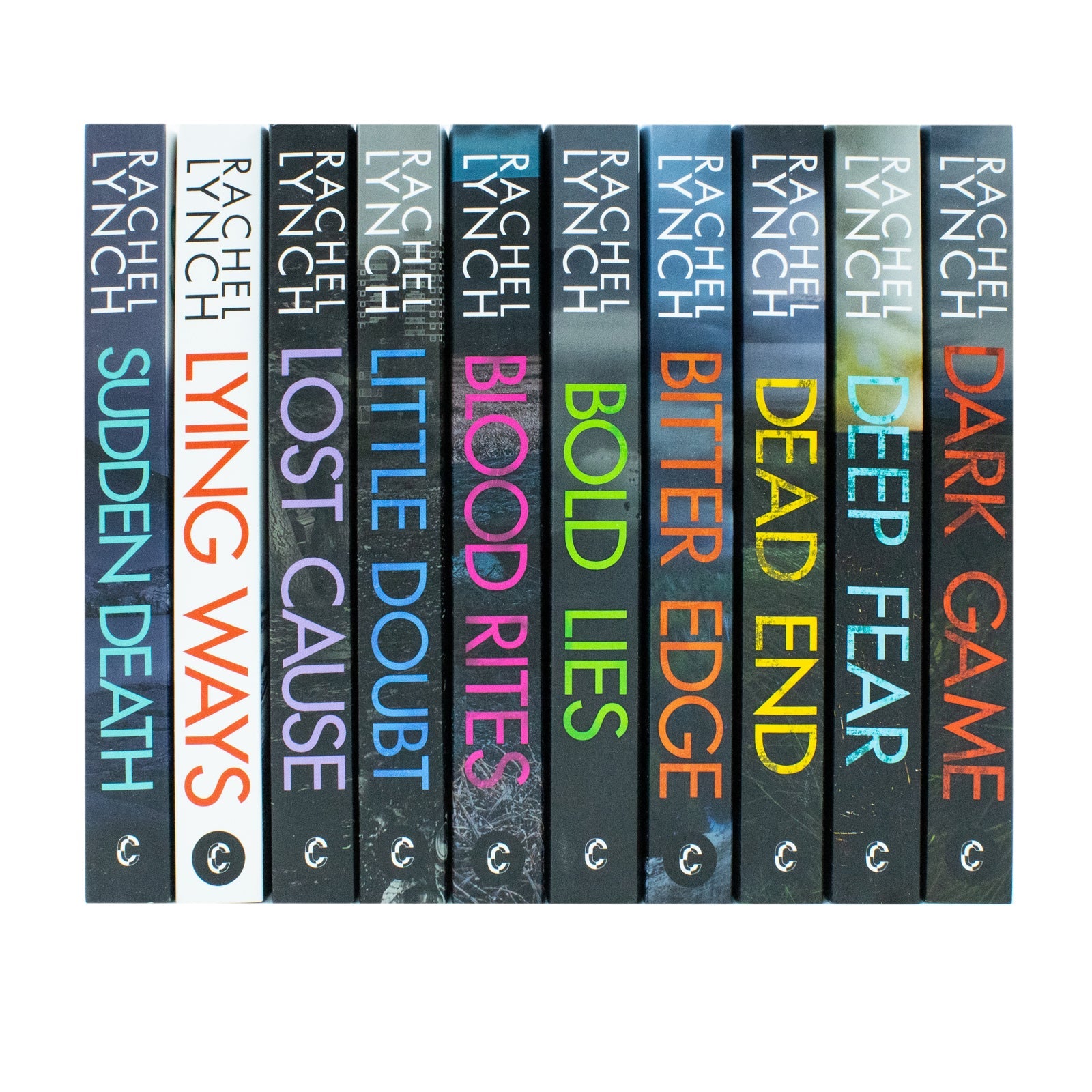 Rachel Lynch Detective Kelly Porter Series 10 Books Collection Set (Sudden Death, Lying Ways, Lost Cause, Little Doubt, Blood Rites, Bold Lies, Bitter Edge, Dark Game, Deep Fear and Dead End)