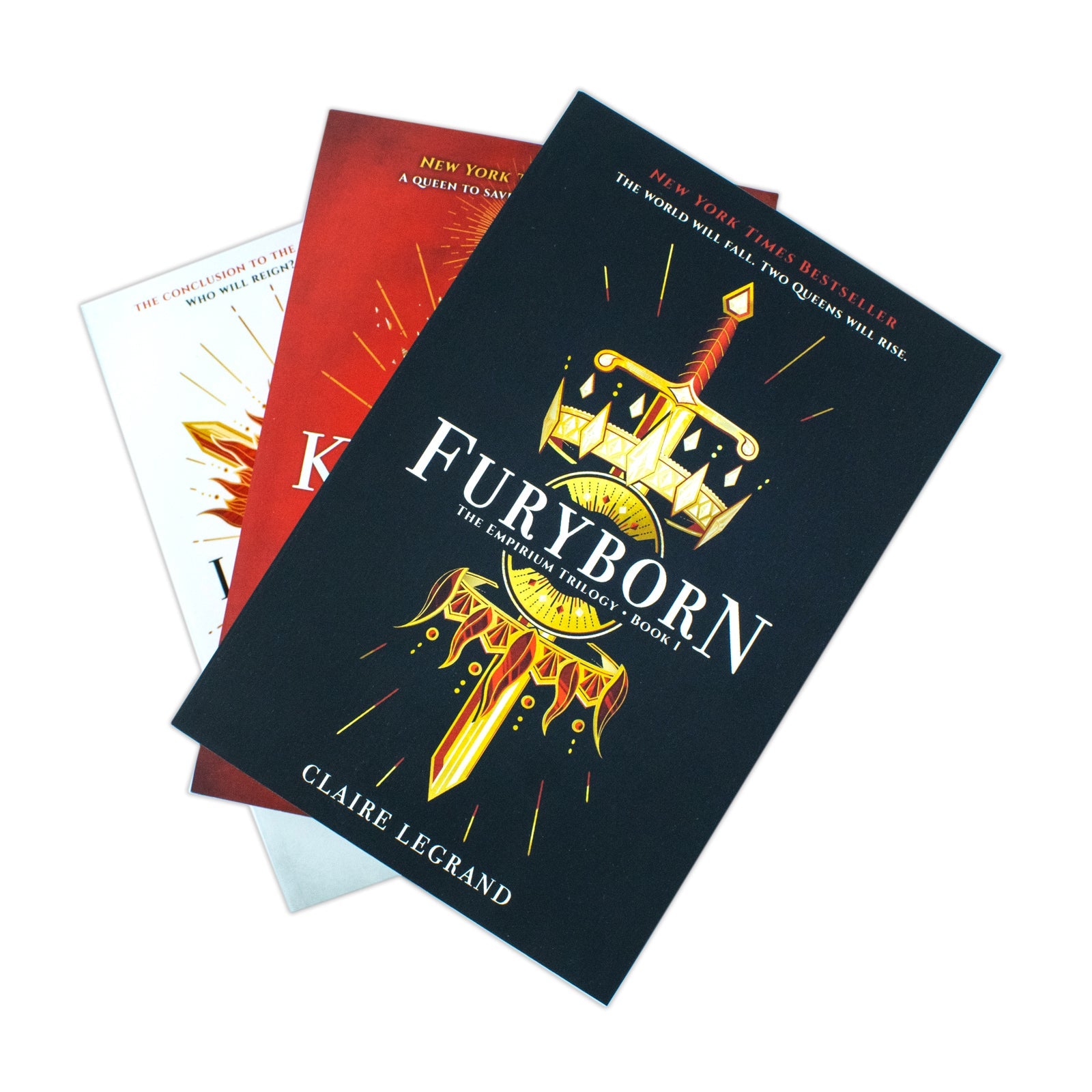 The Empirium Trilogy 3 Book Set by Claire Legrand β Furyborn, Kingsbane, Lightbringer β YA Epic Fantasy, Magic, Adventure, Supernatural Fiction