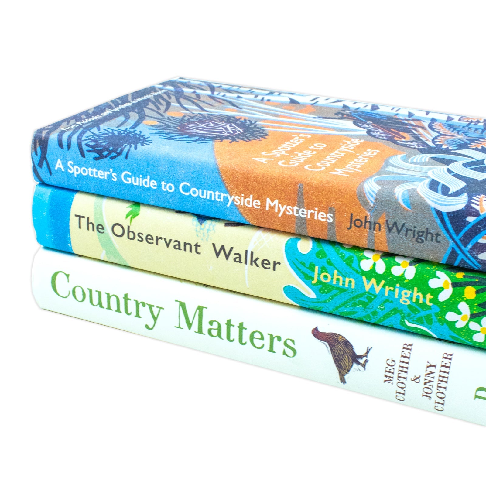Countryside 3 Books Collection Set by John Wright, Meg Clothier, Jonny Clothier (Hardback)