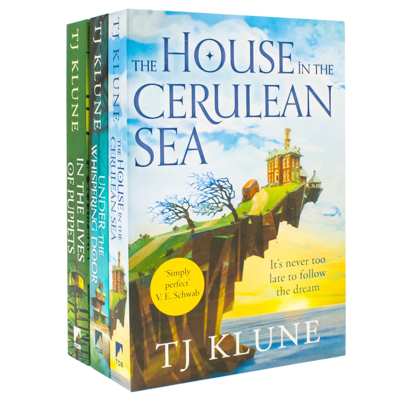 TJ Klune 3 Books Collection Set (In the Lives of Puppets, Under the Whispering Door, House in the Cerulean Sea)