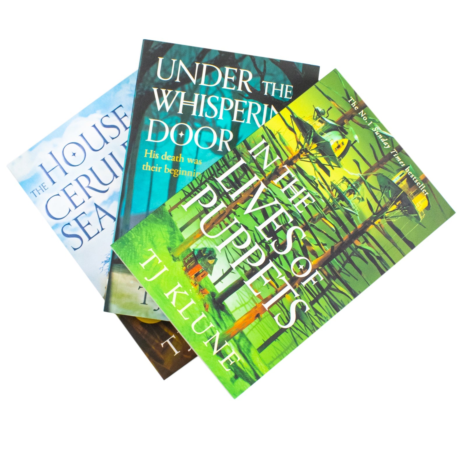 TJ Klune 3 Books Collection Set (In the Lives of Puppets, Under the Whispering Door, House in the Cerulean Sea)