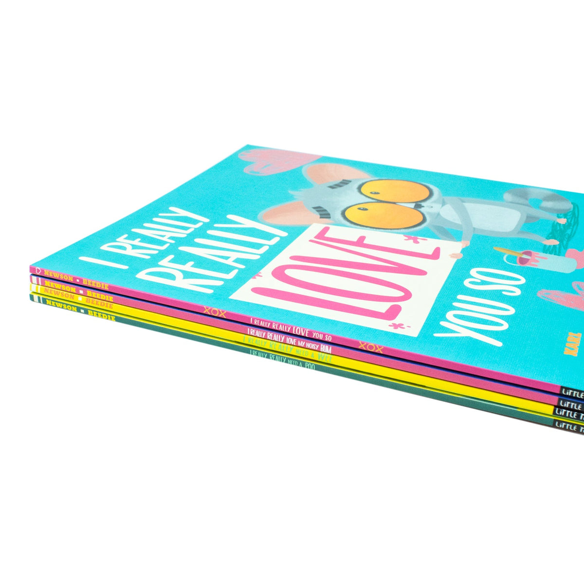 Bush Baby Adventures 4 Books Set by Karl Newson, Duncan Beedie (I Really Really Need a Wee, Need a Poo, Love my Noisy Bum, Love You So)