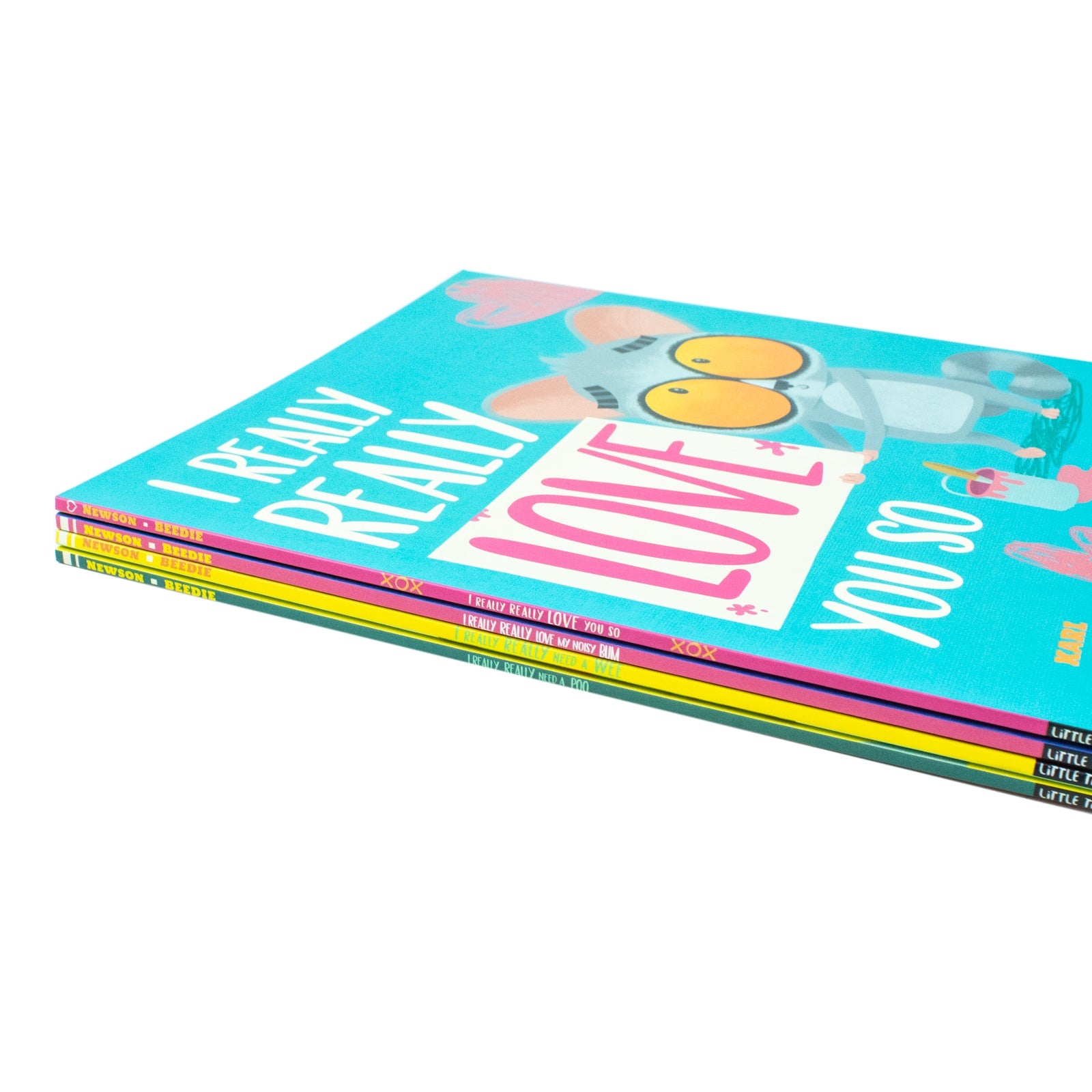 Bush Baby Adventures 4 Books Set by Karl Newson, Duncan Beedie (I Really Really Need a Wee, Need a Poo, Love my Noisy Bum, Love You So)