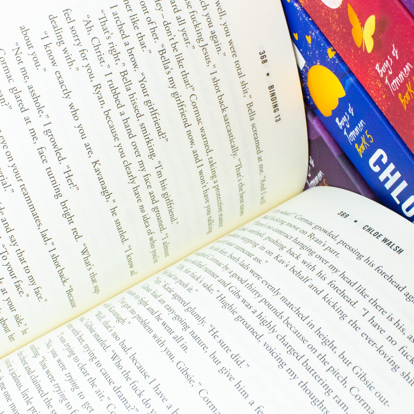 Boys of Tommen Series 6 Books Collection Set By Chloe Walsh (Binding 13, Keeping 13, Saving 6, Redeeming 6, Taming 7 and Releasing 10)