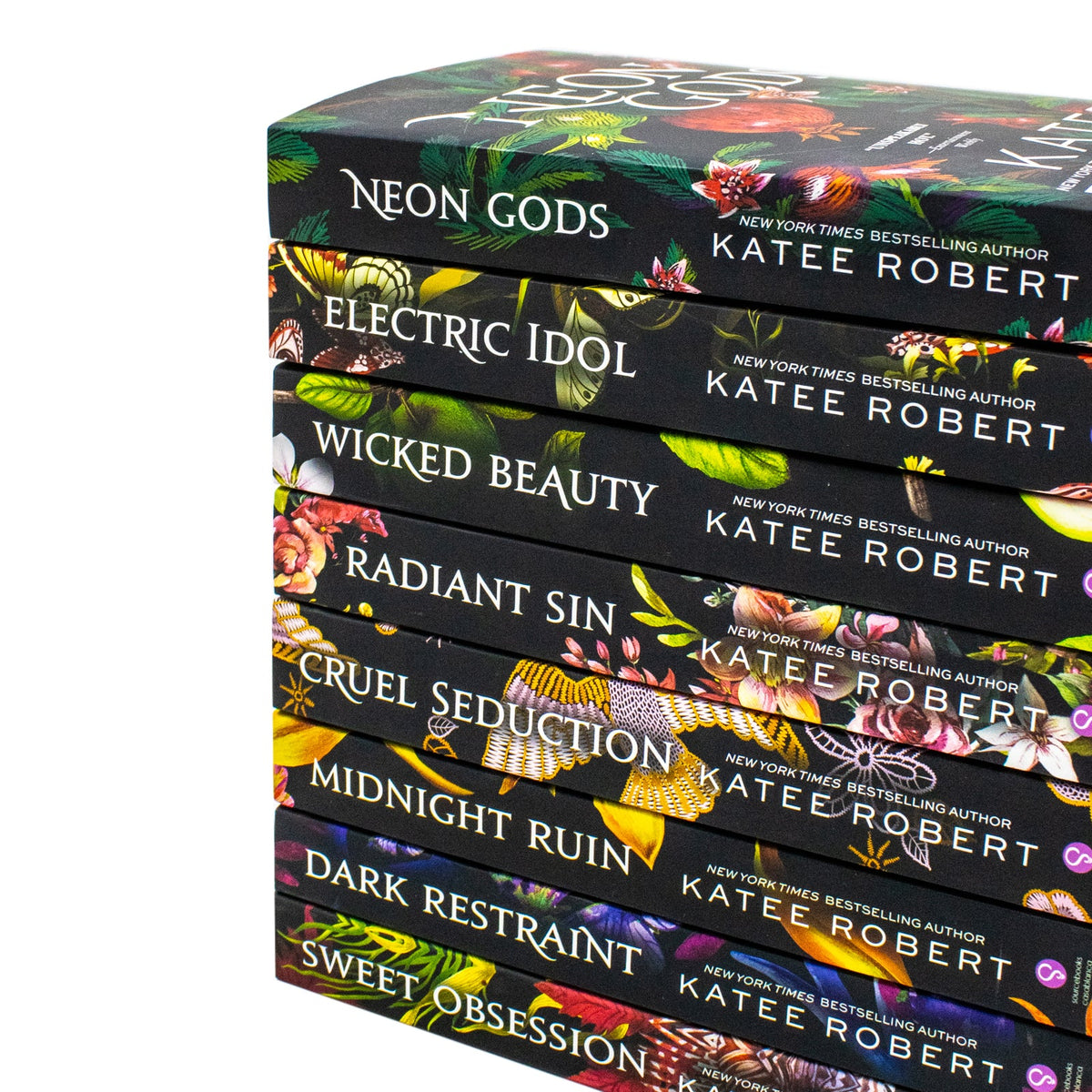 Dark Olympus Series By Katee Robert 8 Books Collection Set: Book 1-8 (Neon Gods, Electric Idol, Wicked Beauty, Radiant Sin, Cruel Seduction, Midnight Ruin, Dark Restraint, Sweet Obsession)
