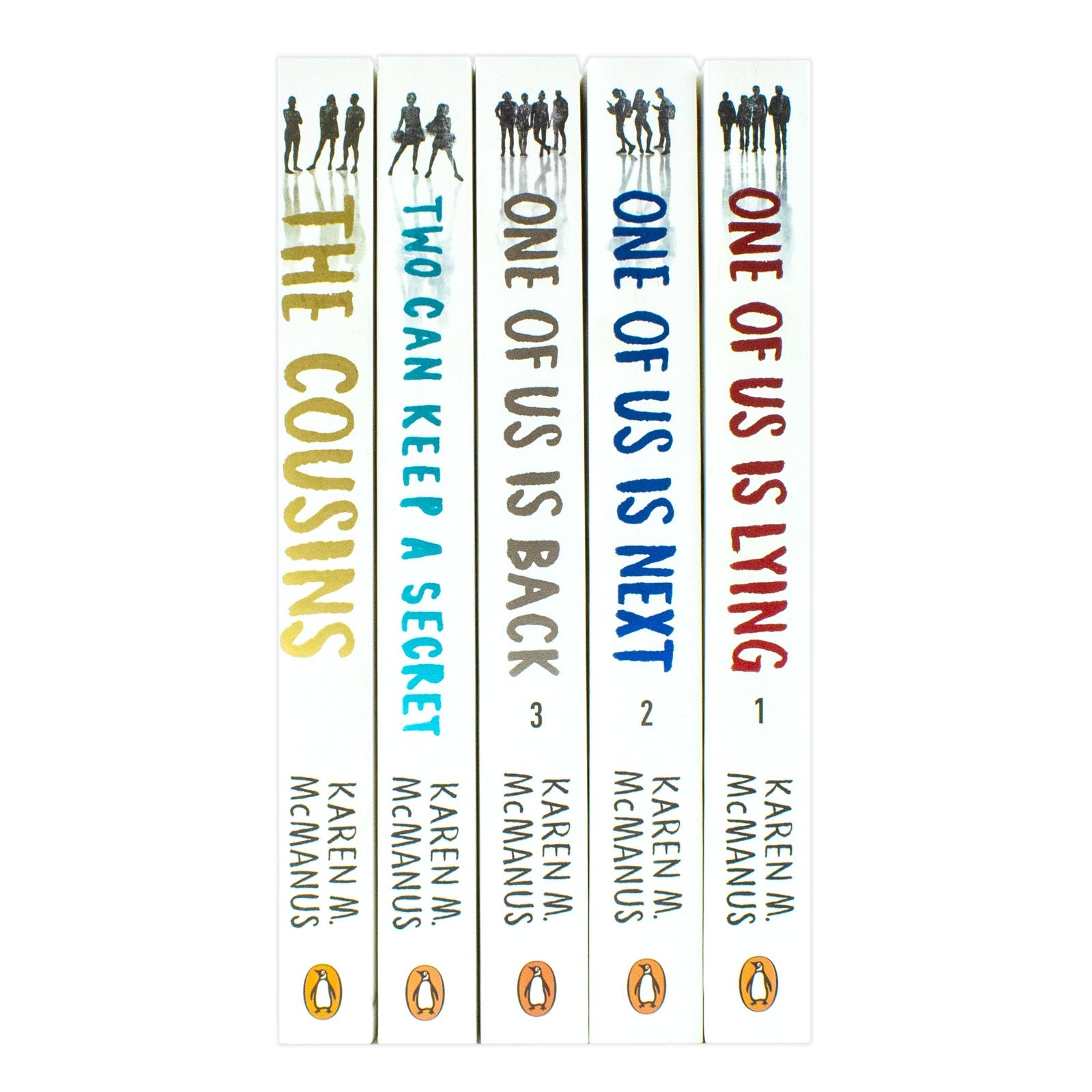 Karen M. McManus 5 Book Set - The Cousins, Two Can Keep a Secret, One of Us Is Lying Series, YA Mystery Thriller Collection for Teen & Adult Readers
