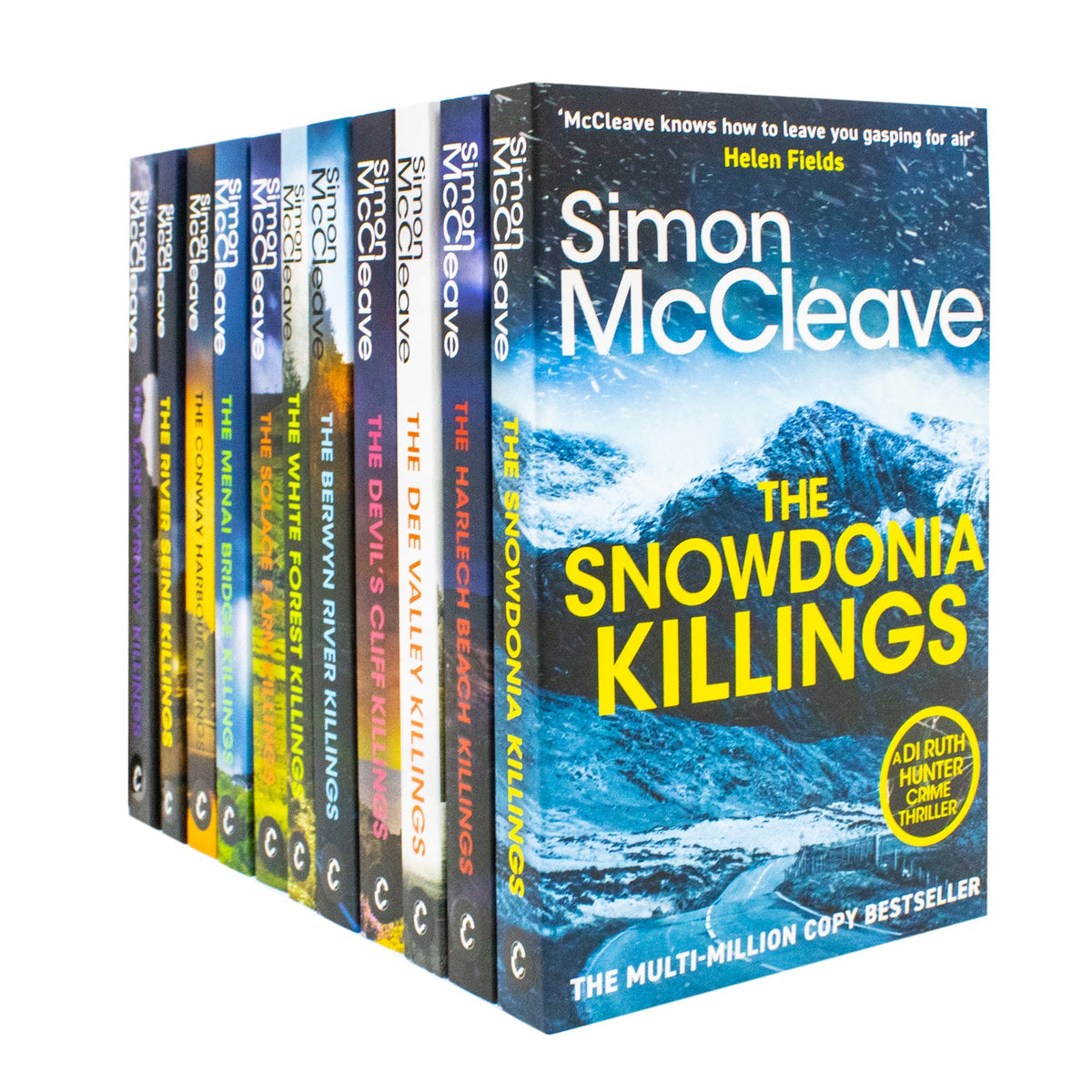 DI Ruth Hunter Series 1-11 Books Collection Set By Simon McCleave (The Snowdonia Killings, The Harlech Beach, The Dee Valley, Devil's Cliffs, The Berwyn River, White Forest and MORE)