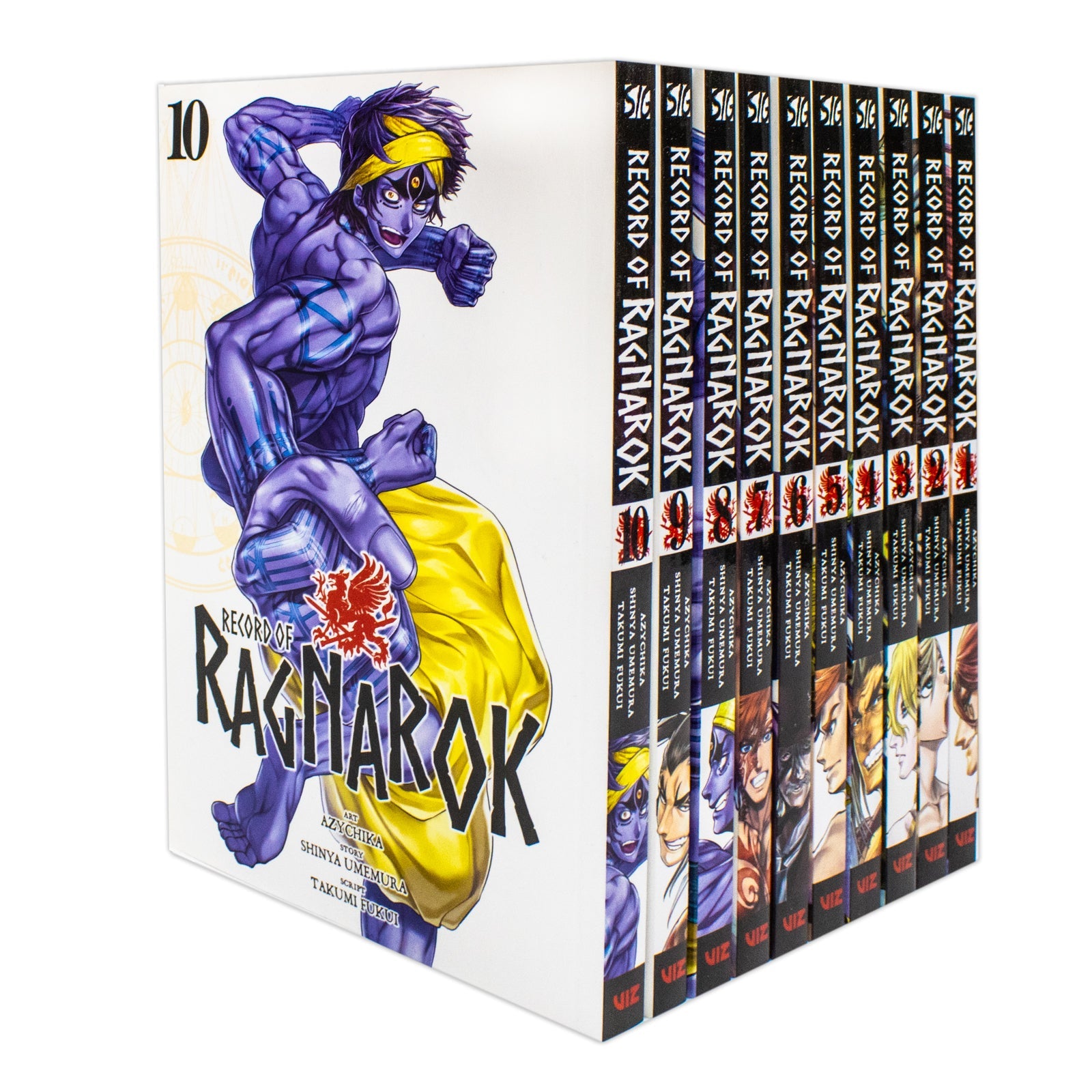 Record of Ragnarok Manga Series Collection Set Vol. 1-10 by Shinya Umemura | Paperback