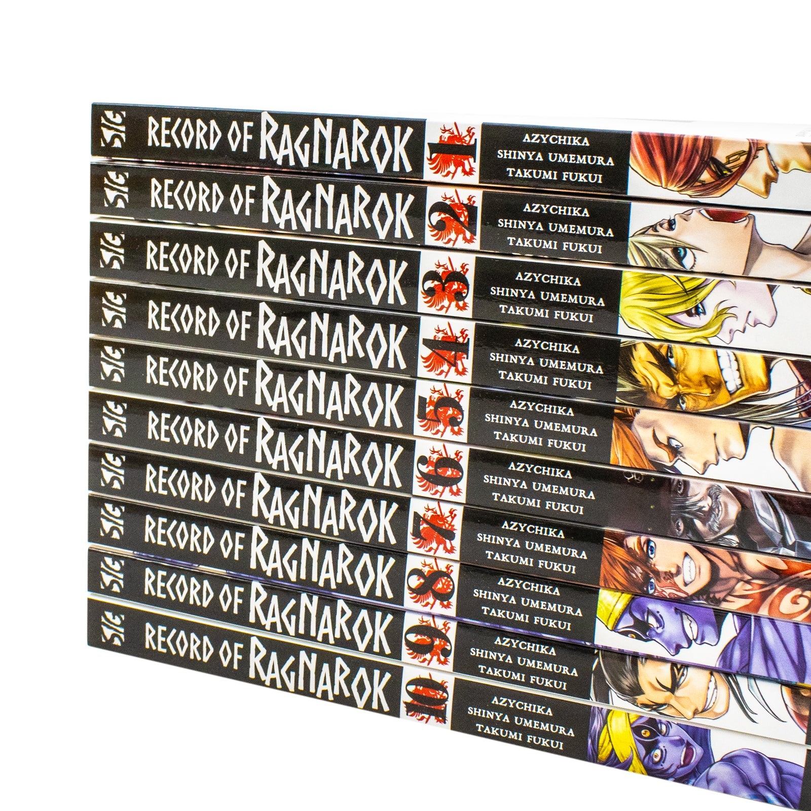Record of Ragnarok Manga Series Collection Set Vol. 1-10 by Shinya Umemura | Paperback